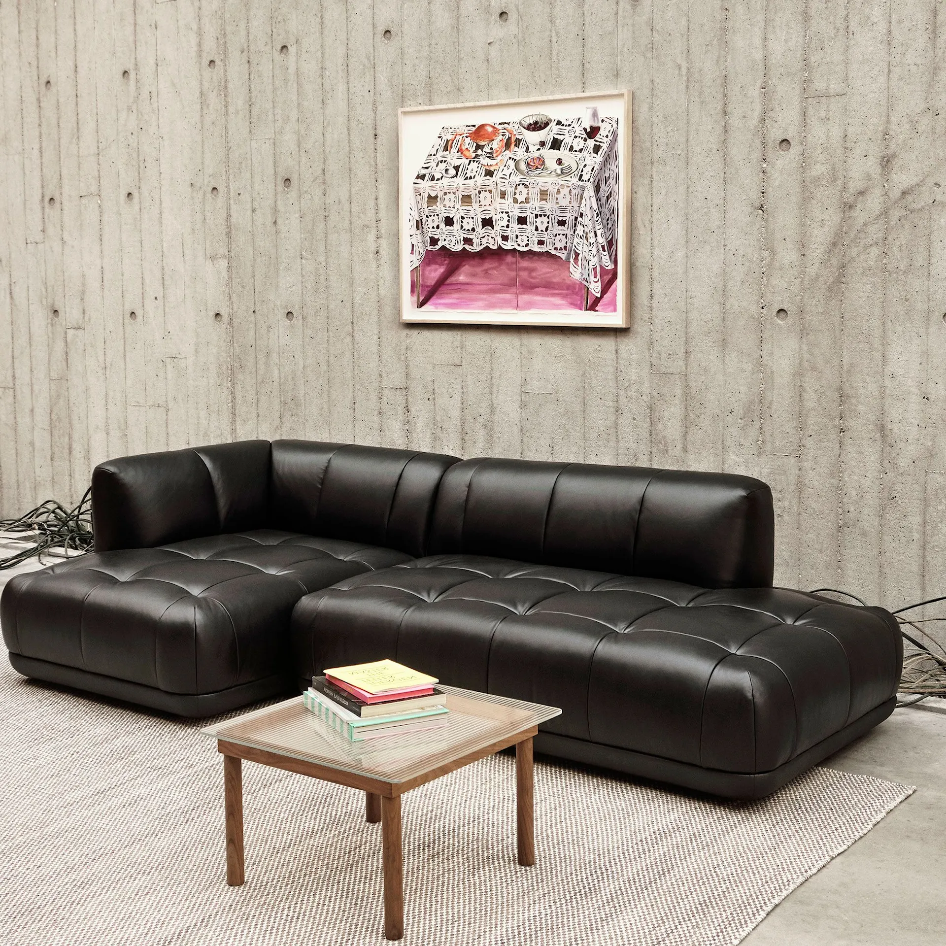 Quilton Combination 21 divan sofa Left - HAY - NO GA