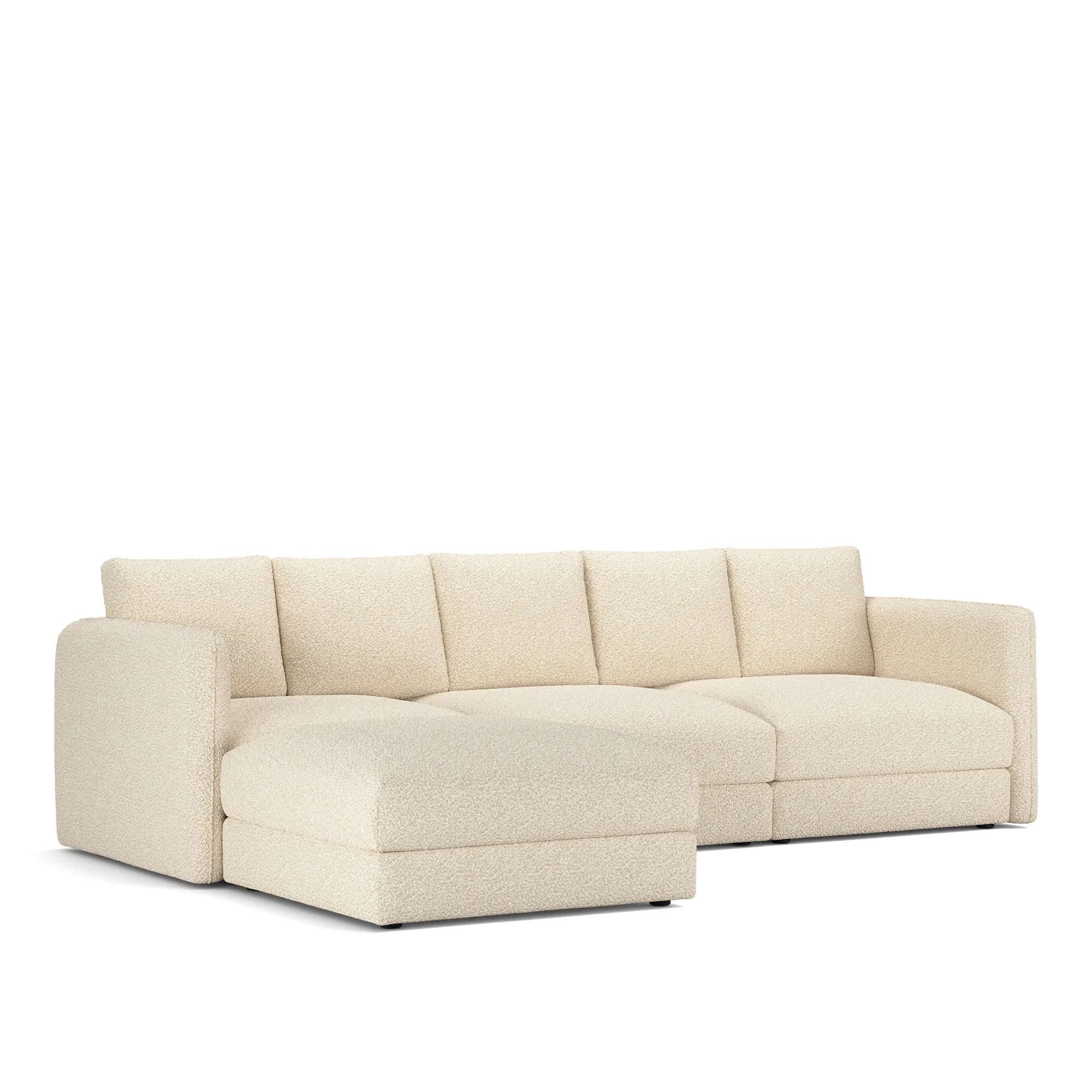 Pavarotti 02 3-seters sofa med fotskammel - 4
