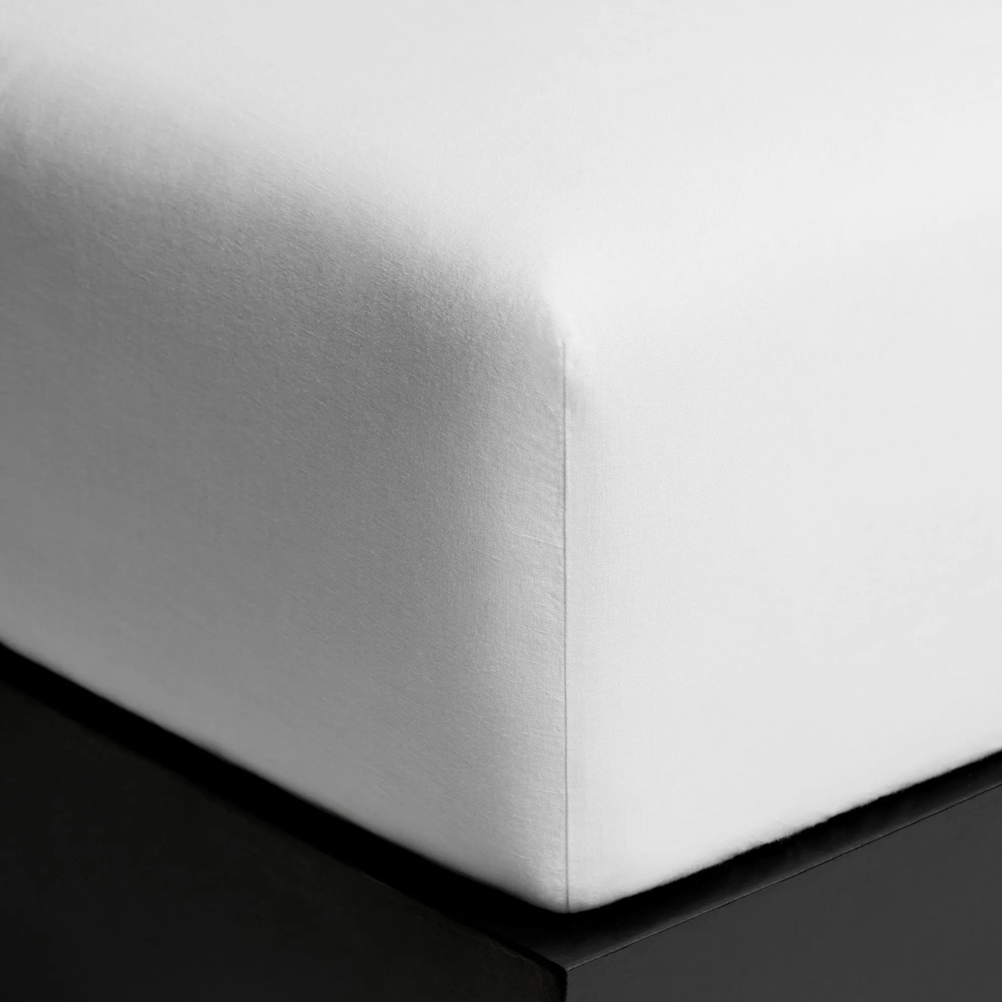 Linen Blend Crisp White laken - 3