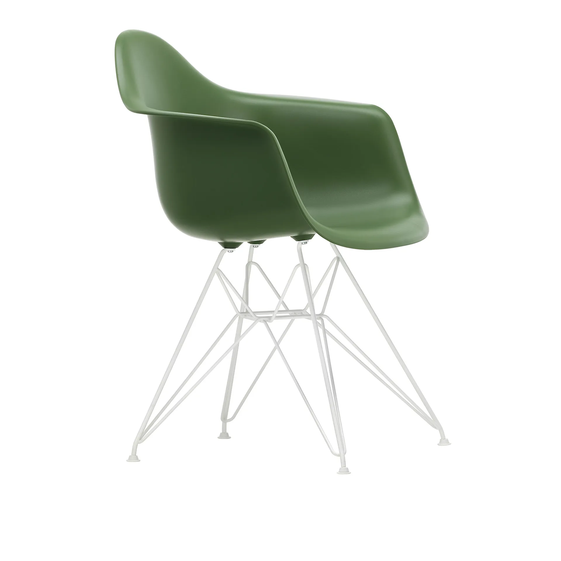 Eames RE Plastic Armchair DAR spisestuestol White - Vitra - Charles & Ray Eames - NO GA