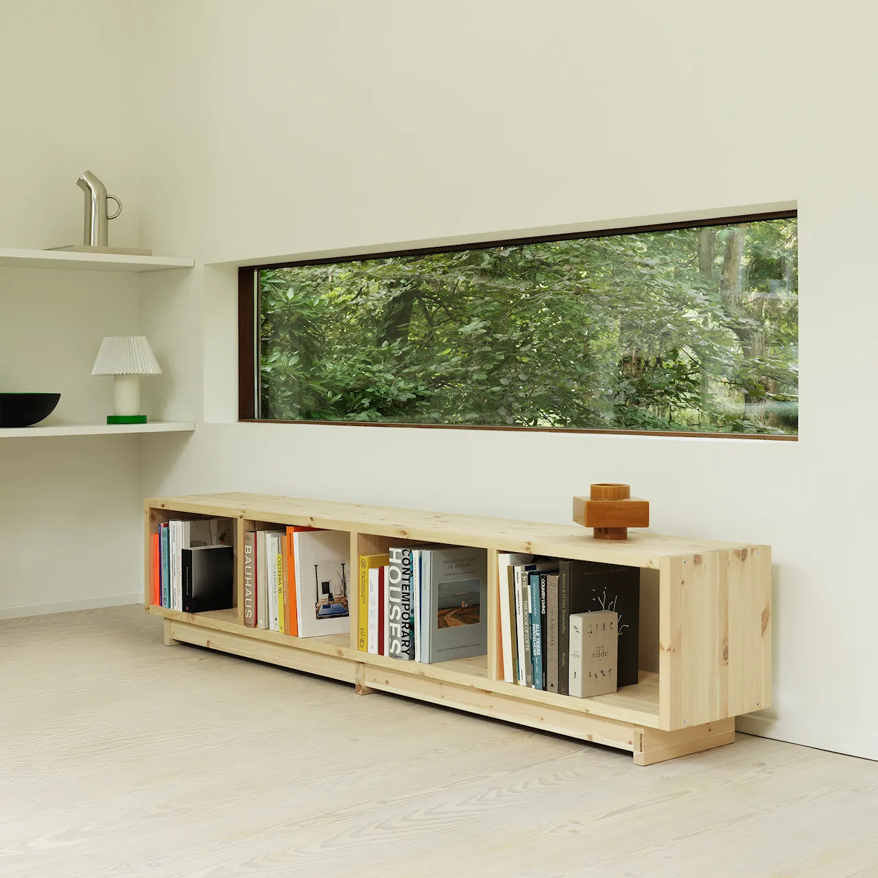 Plank Bookcase Low