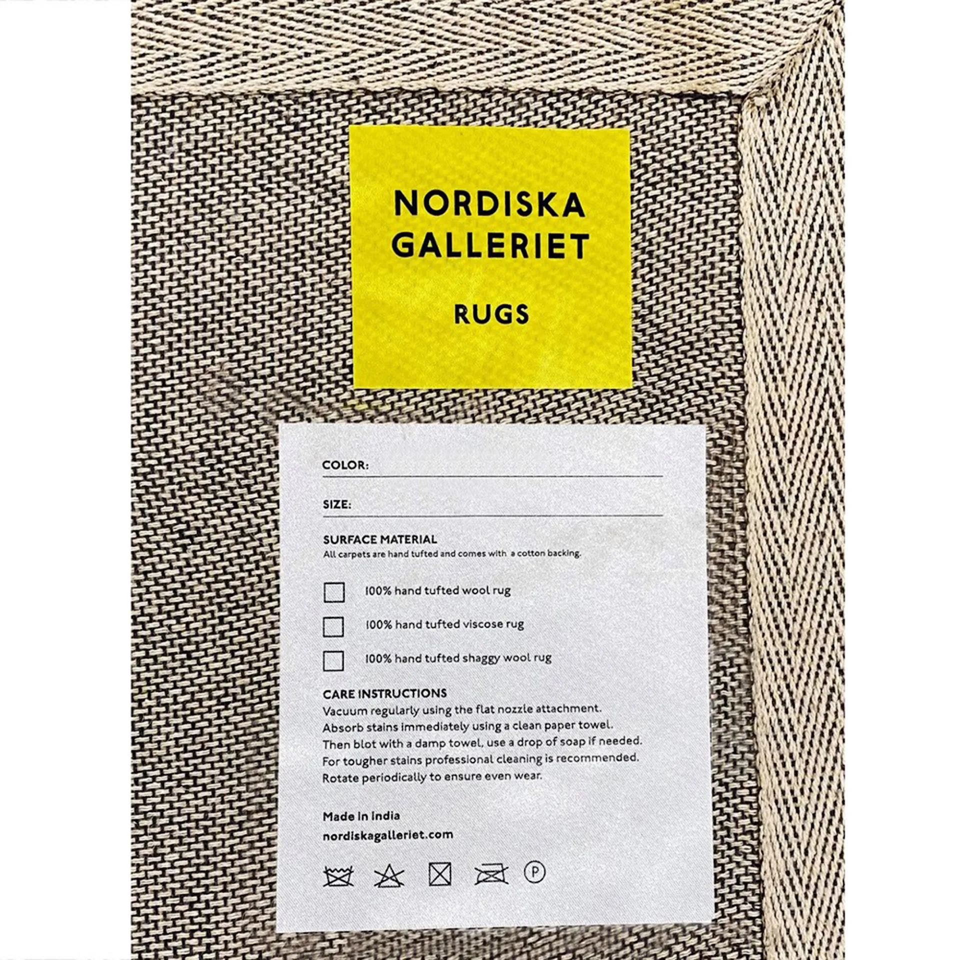 Solid Wool Rug Rose Dust - Nordiska Galleriet Rugs - NO GA