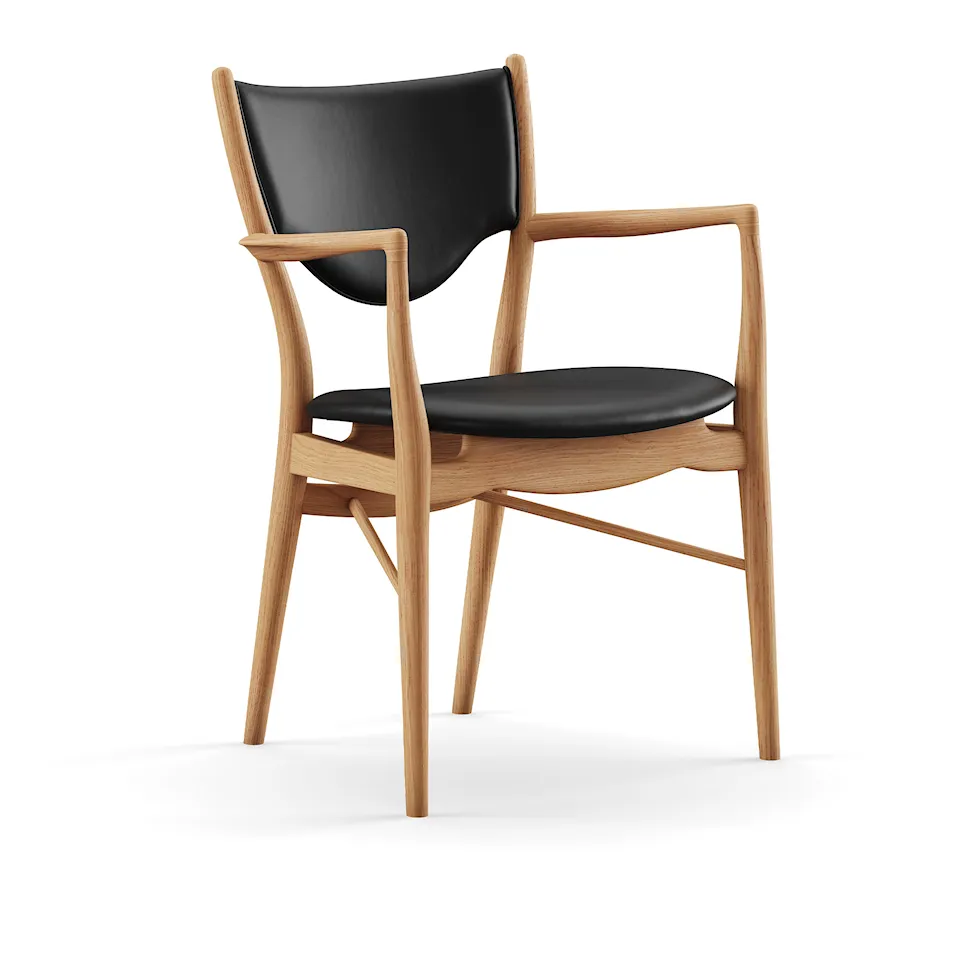 46 lenestol Dark oiled oak