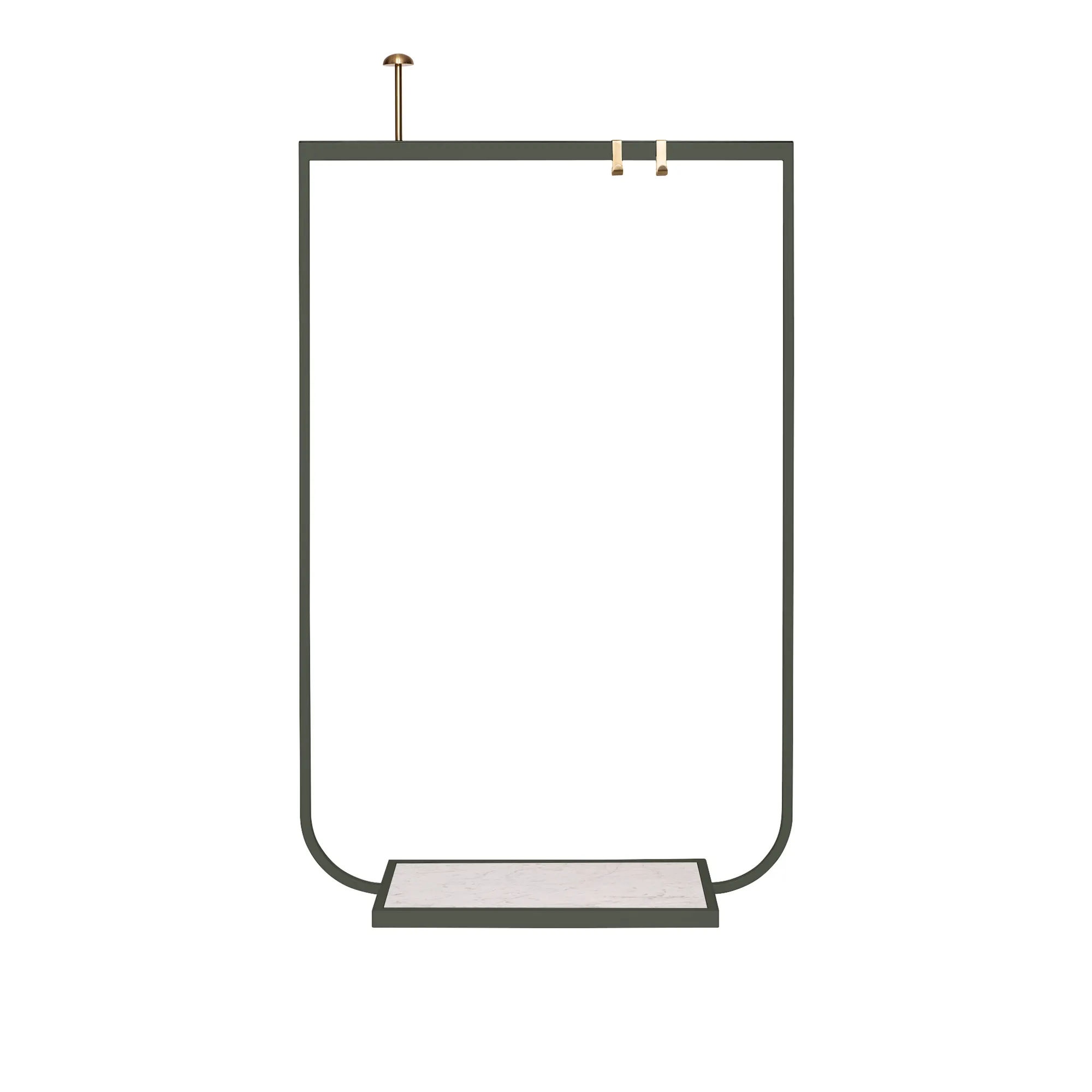 Tati Coat Rack Small Carrara Marble - 1
