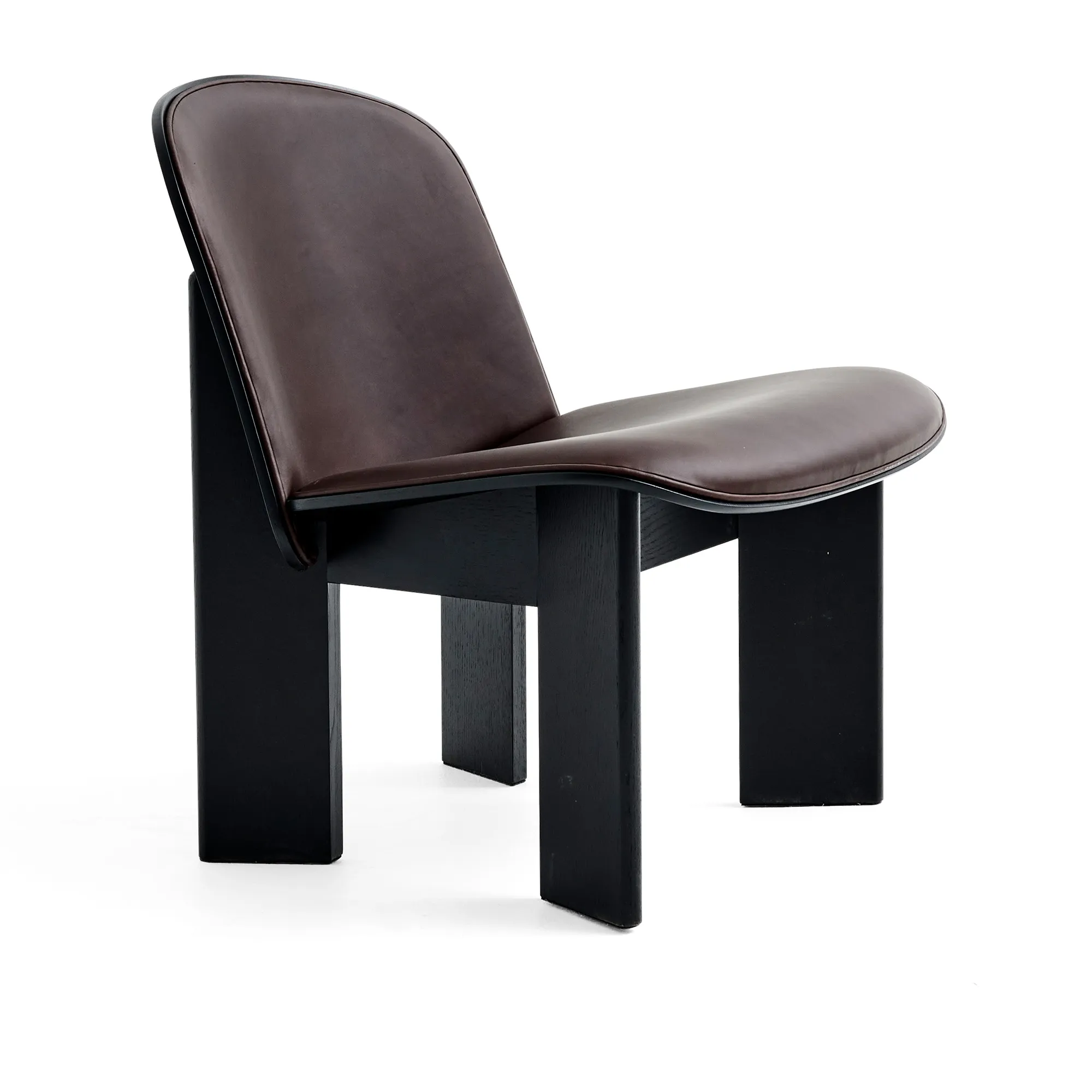 Chisel lenestol Front Upholstery Black Oak - 1