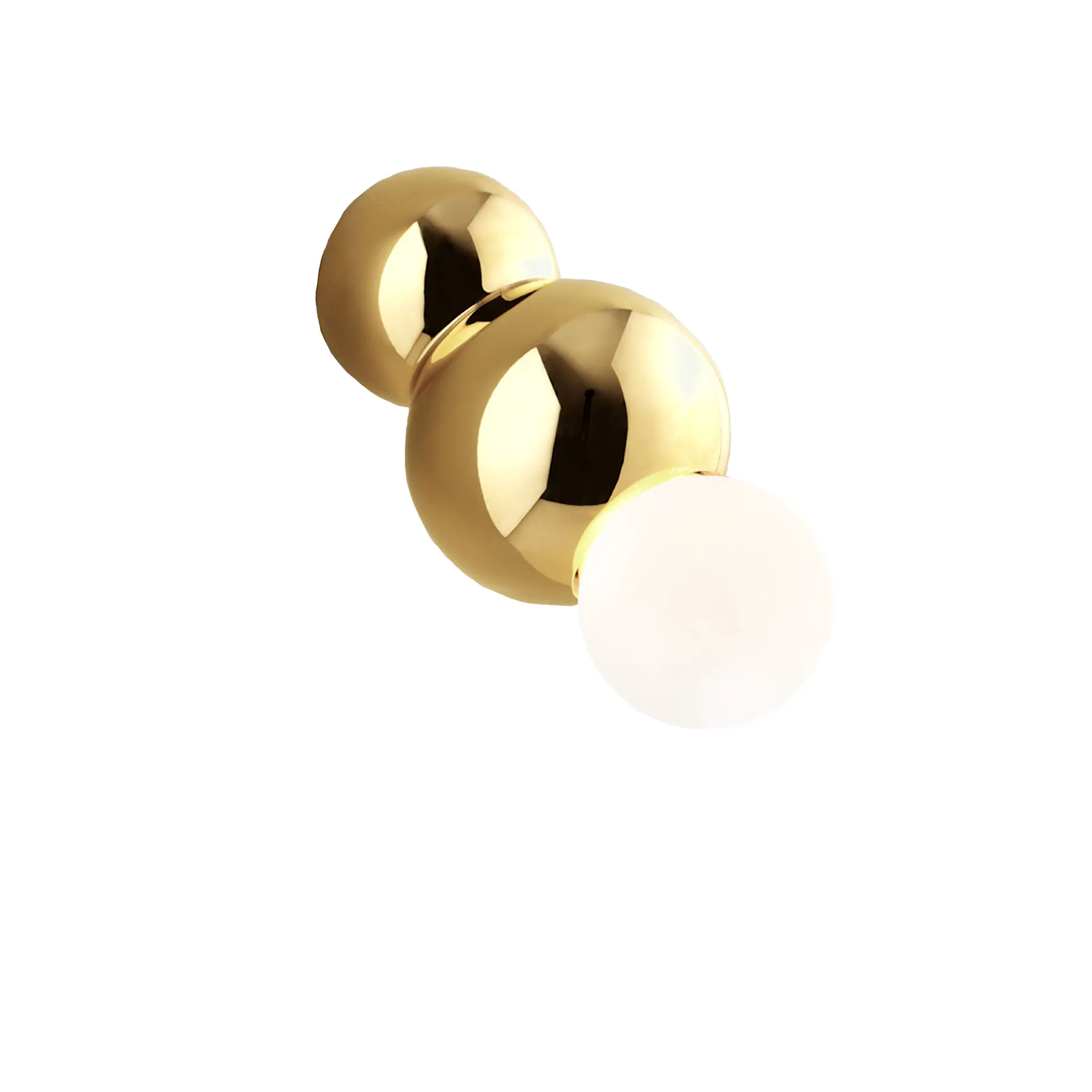 Ball Light Wall Small Mounted Polished Brass - Michael Anastassiades - Michael Anastassiades - NO GA