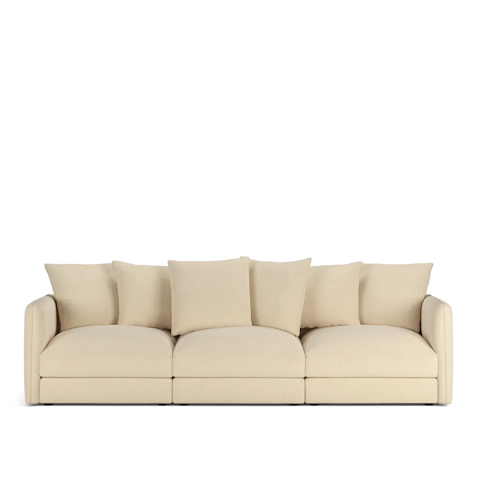 Pavarotti 3-Seater Sienna 101 Fixed Upholstery