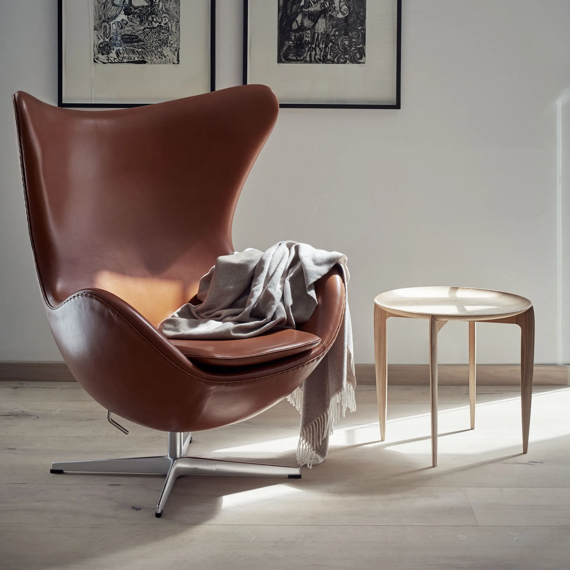 Tray Table Ø45 cm - Fritz Hansen - NO GA