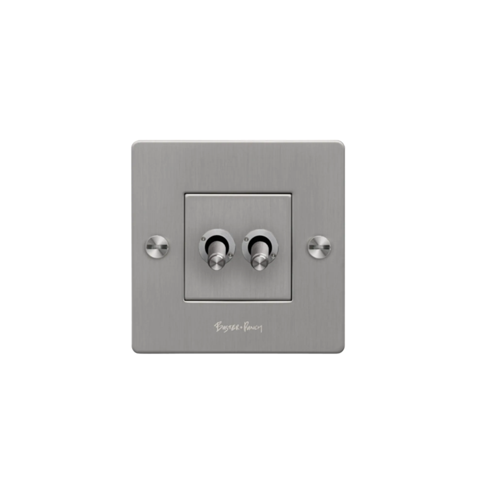 EU 1G Double Toggle Switch With Logo - 1