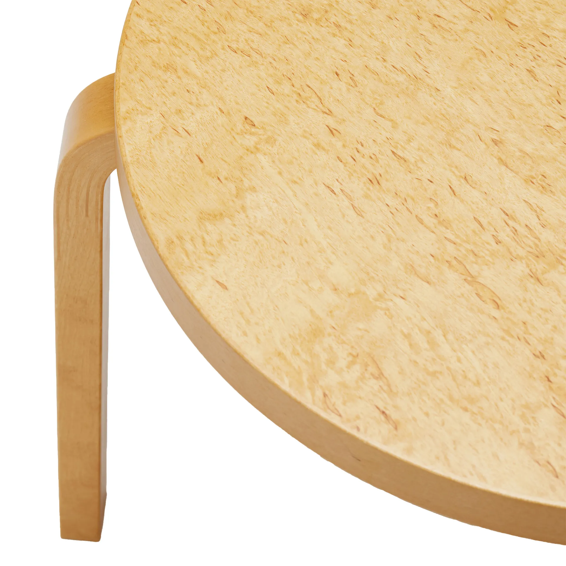 Table 90D Curly Birch Exclusive Edition - Artek - Alvar Aalto - NO GA