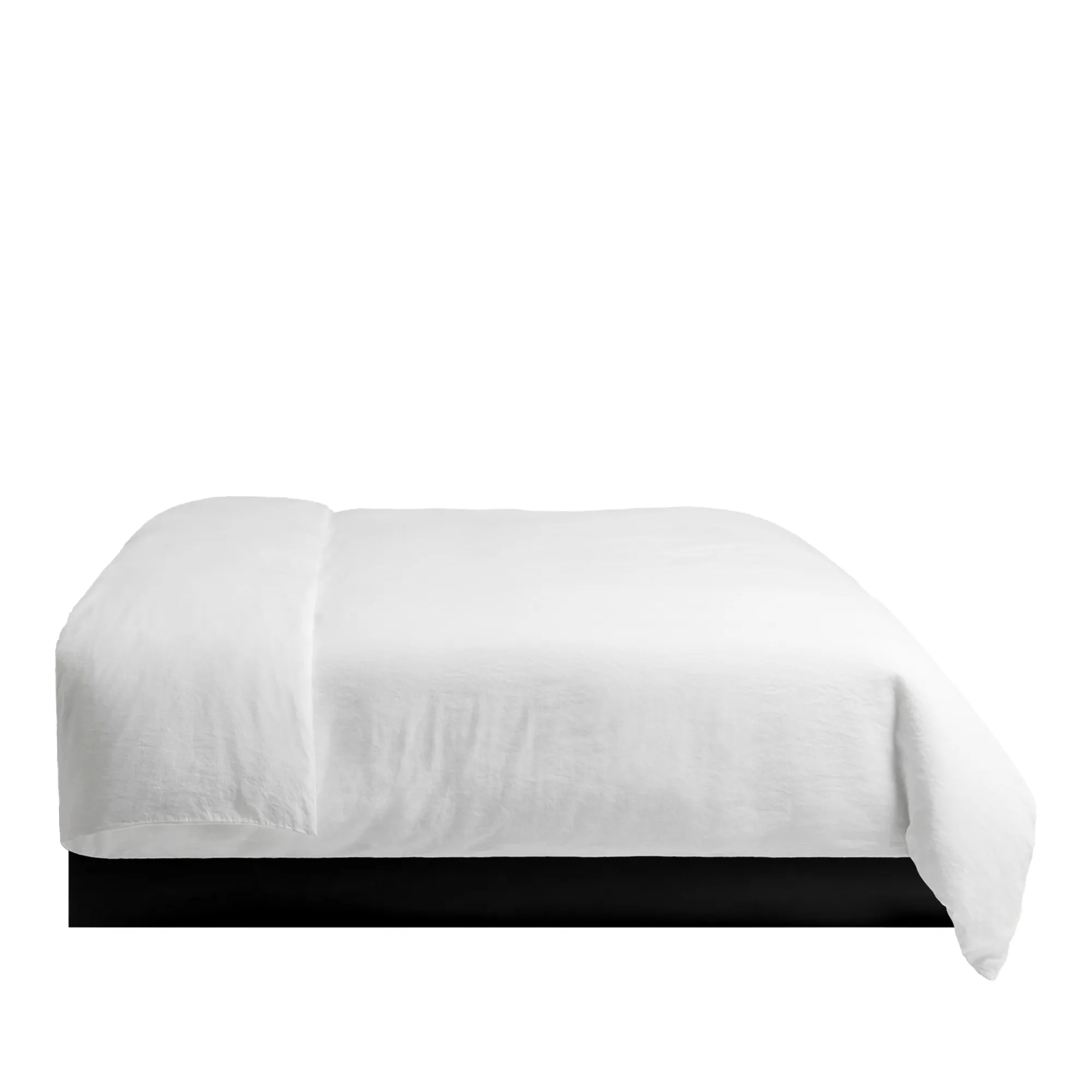 Linen Blend Crisp White dynetrekk - 1