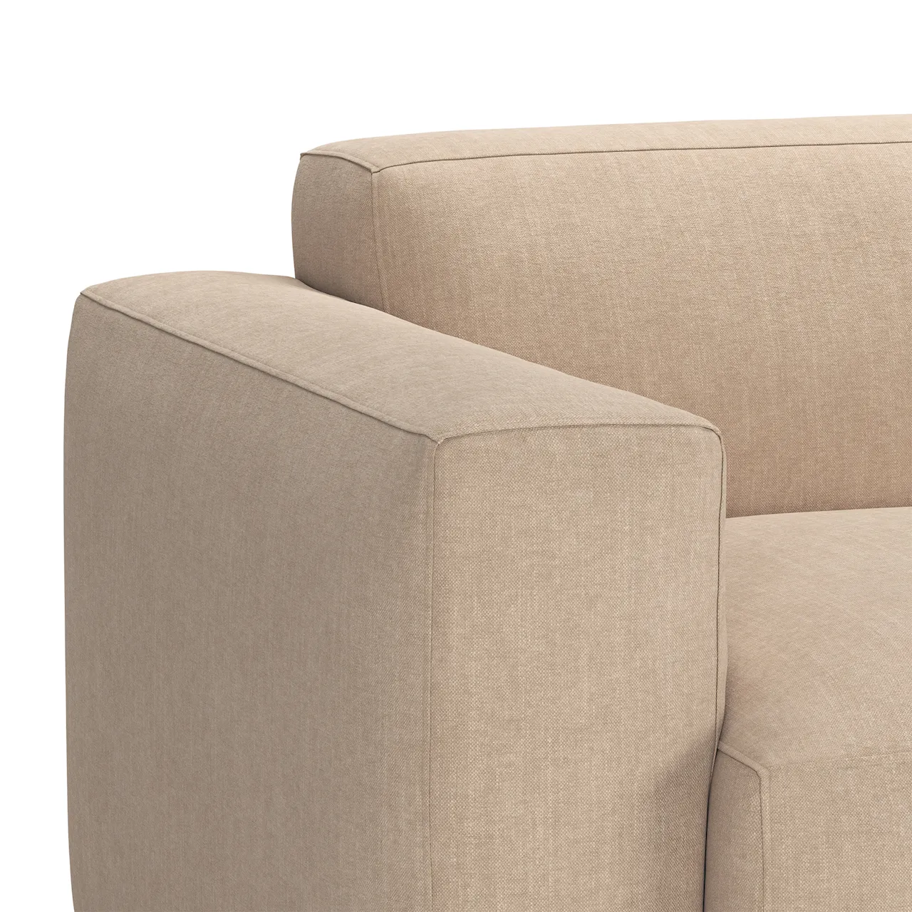 Brick 2-seters sofa sjeselong åpen ende høyre