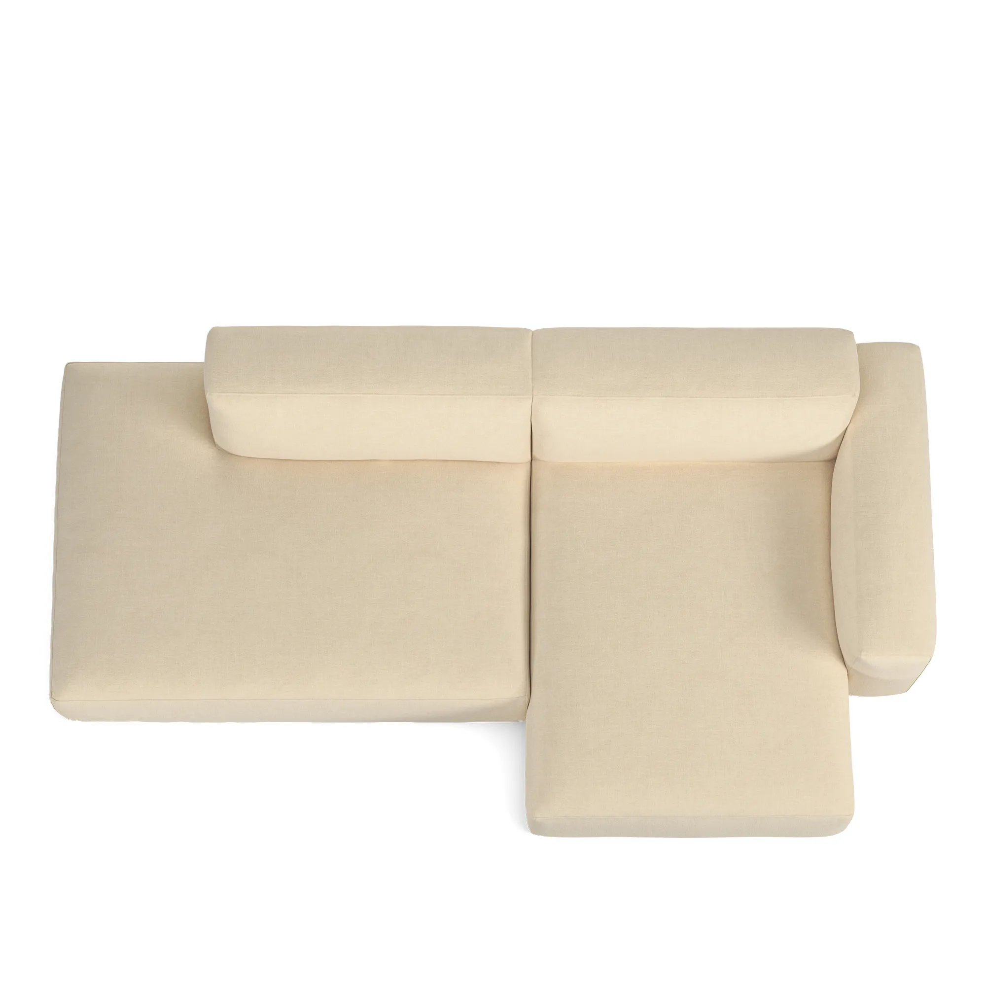Brick 2-seters sofa sjeselong åpen ende venstre - 8