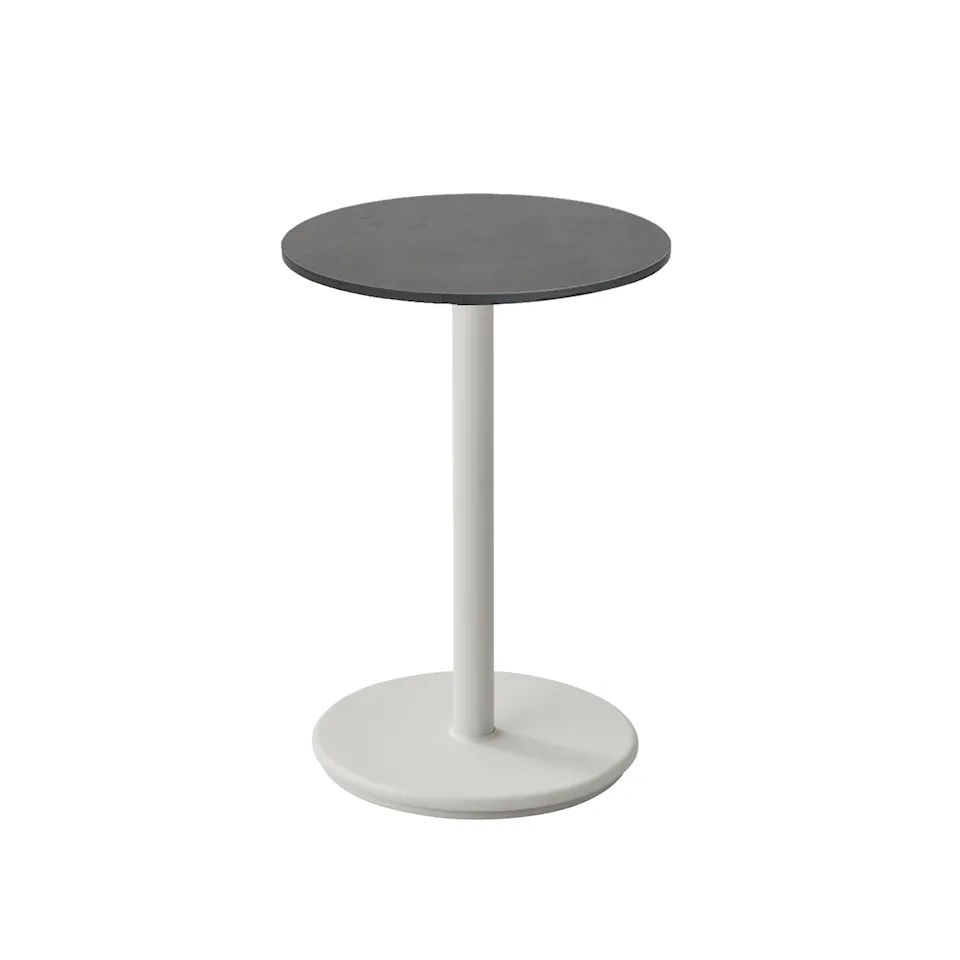 Go salongbord dia.45 cm dark grey structure