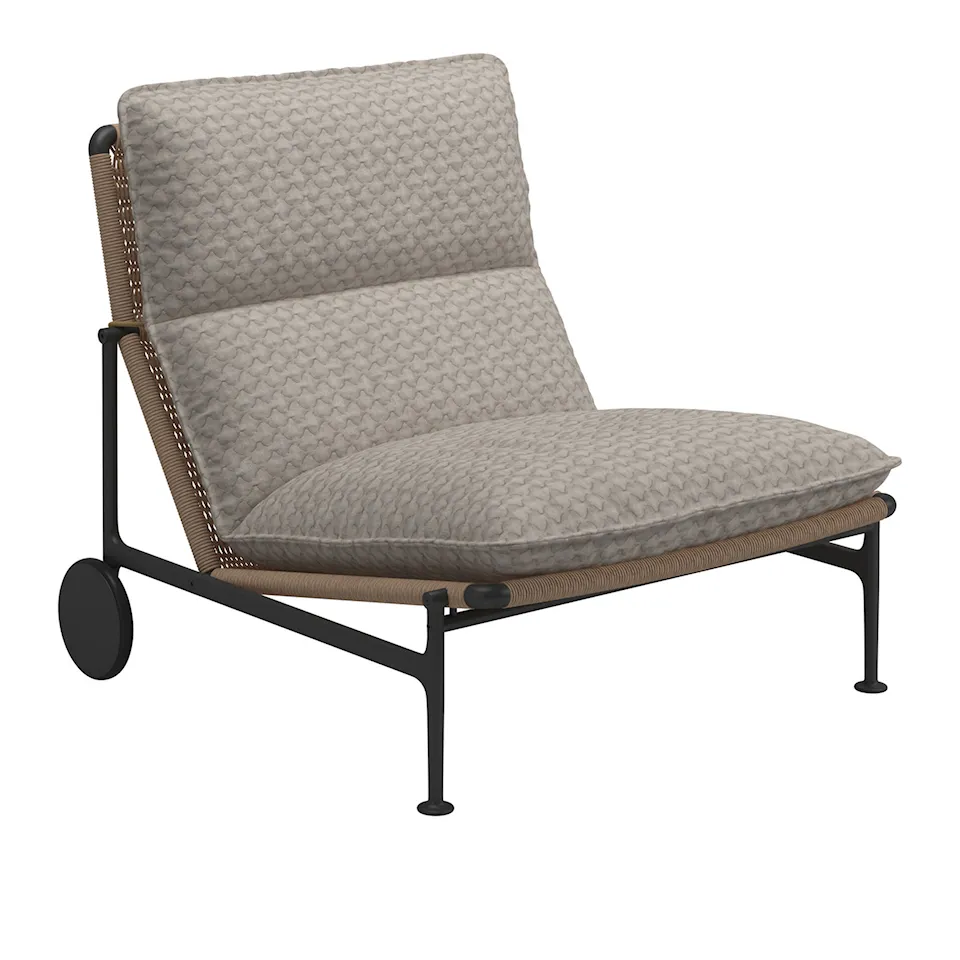 Zenith Lounge Chair - Meteor - Fabric Grade D - Wave Buff