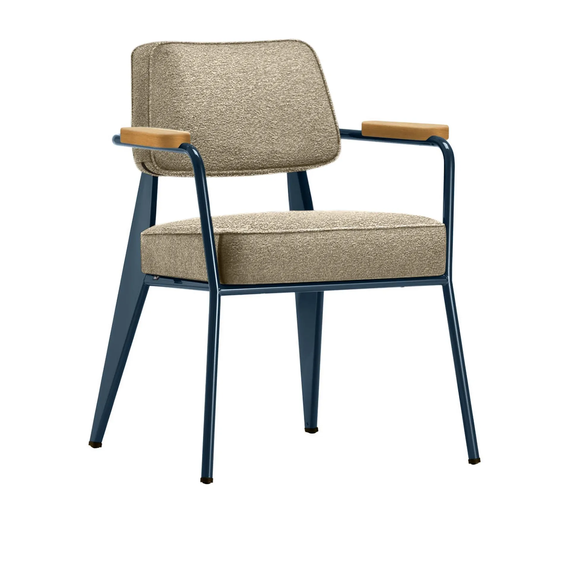 Fauteuil Direction lenestol Prouvé Bleu Dynastie - Vitra - Jean Prouvé - NO GA