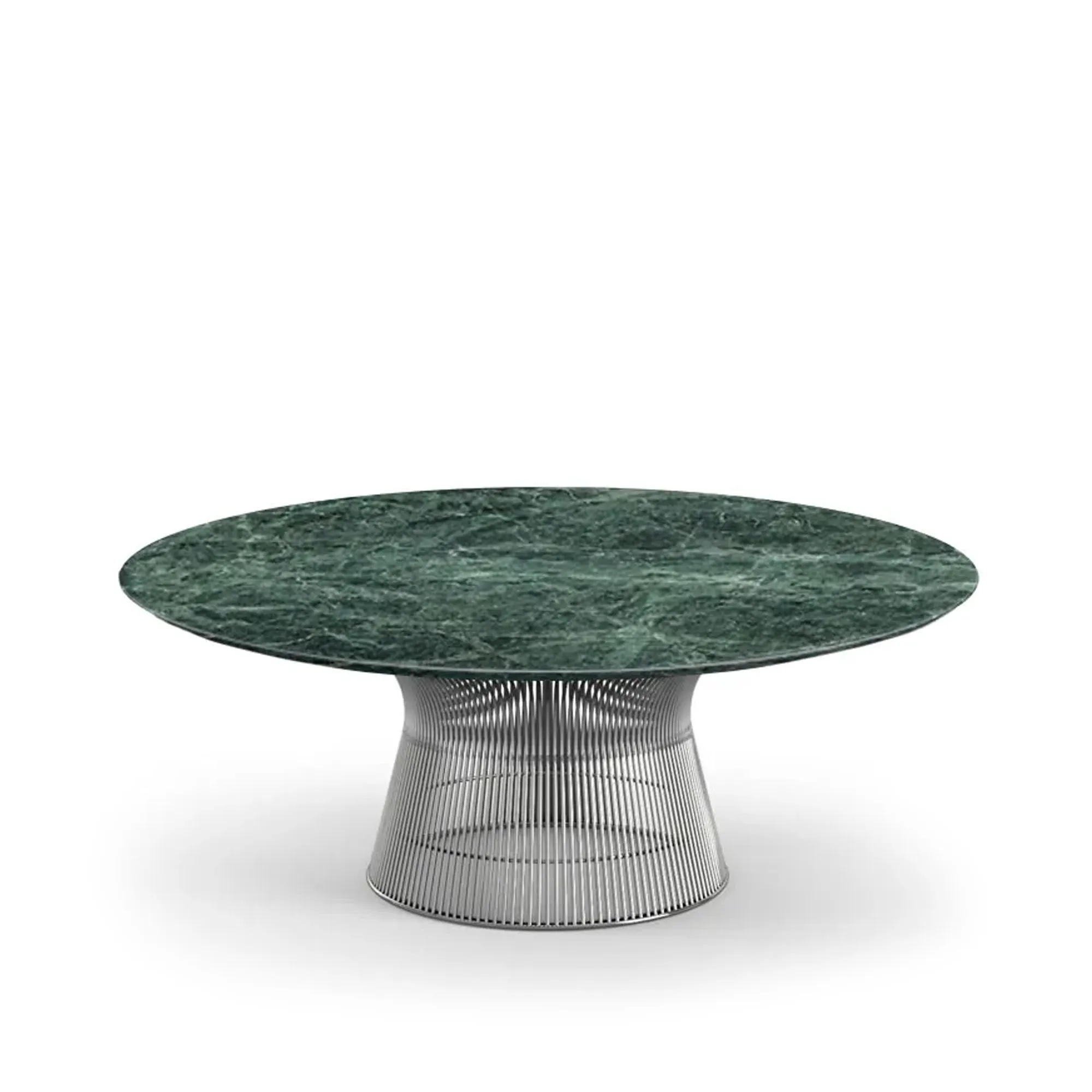 Platner salongbord Ø 107 cm Polert nikkel - 1