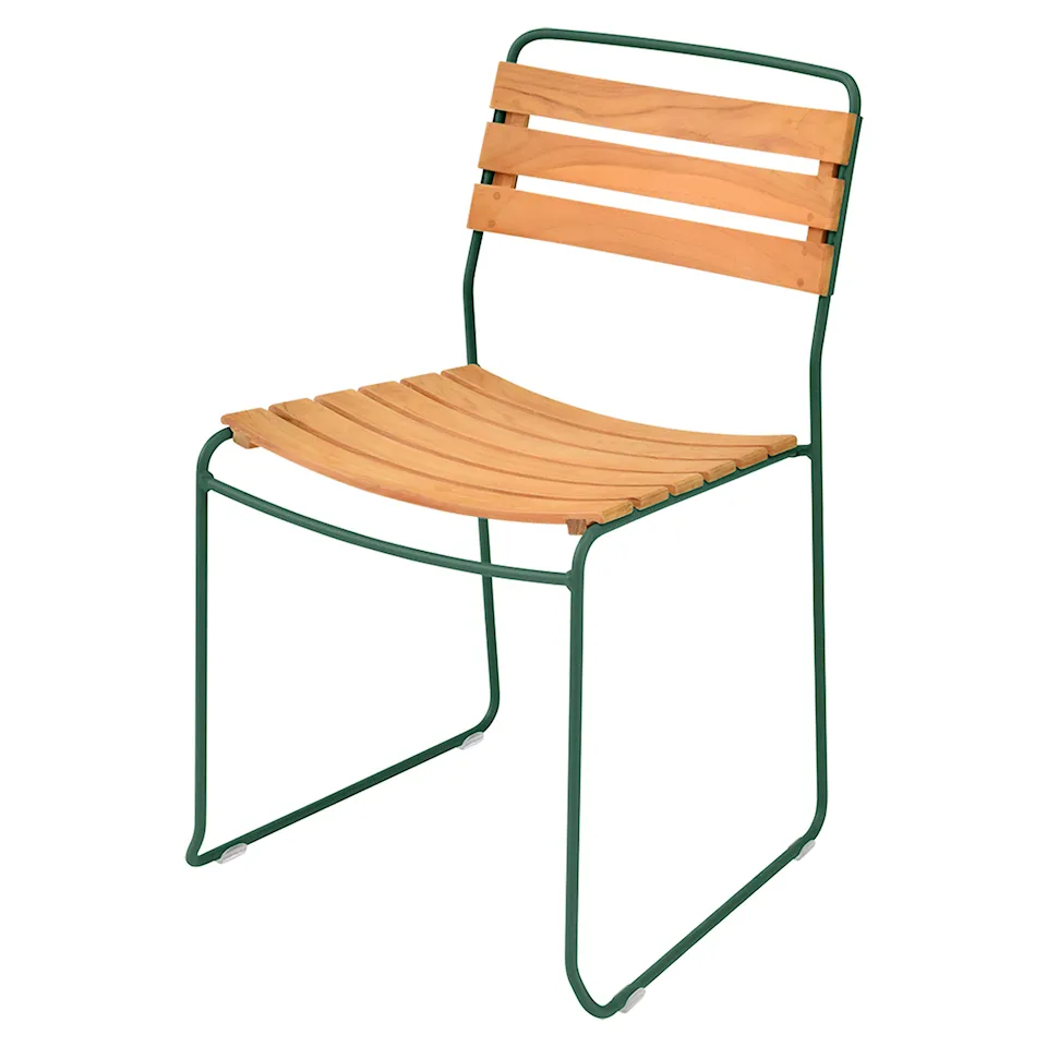 Surprising Teak Chair - Cedar Green