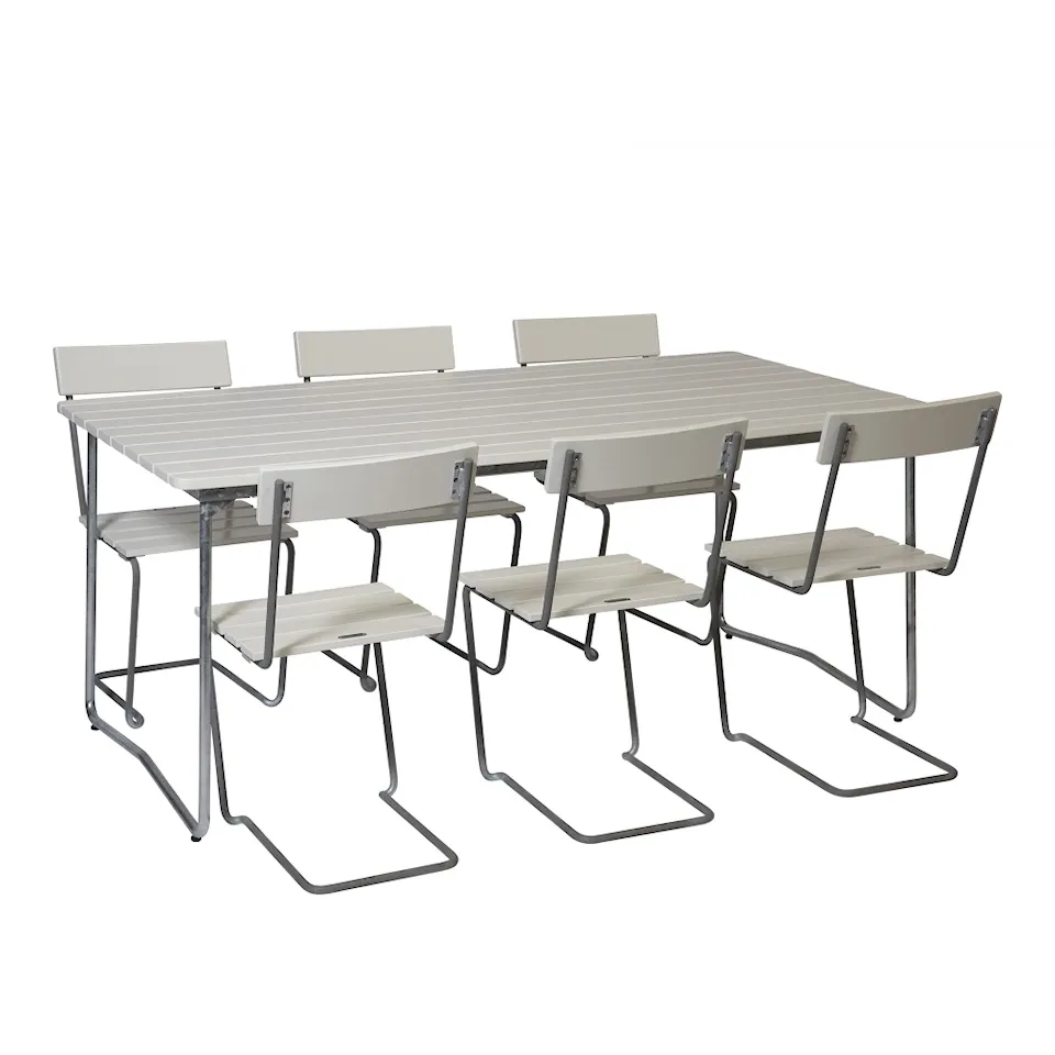 Klassisk spisestuesett B31 bord og 6 stoler 1