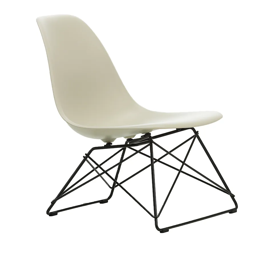 Eames RE Plastic Side Chair LSR stol Basic Dark