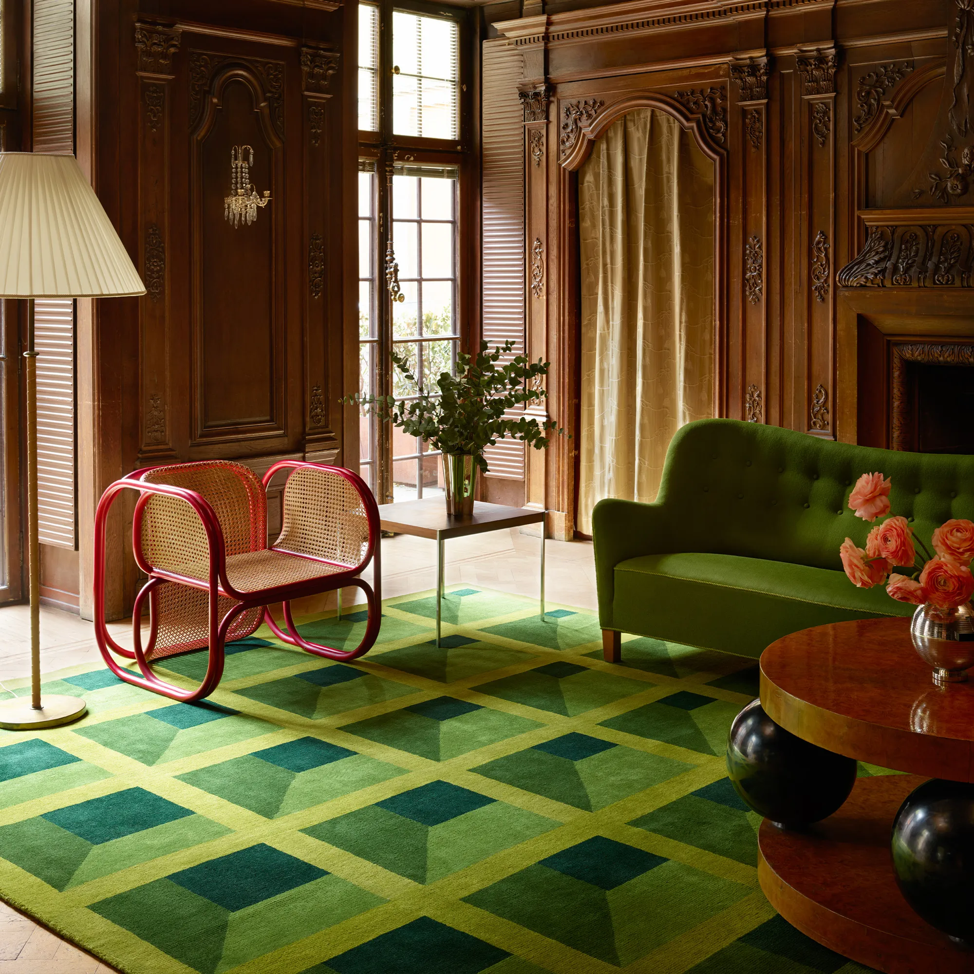 Garden Maze Green ullteppe - 2