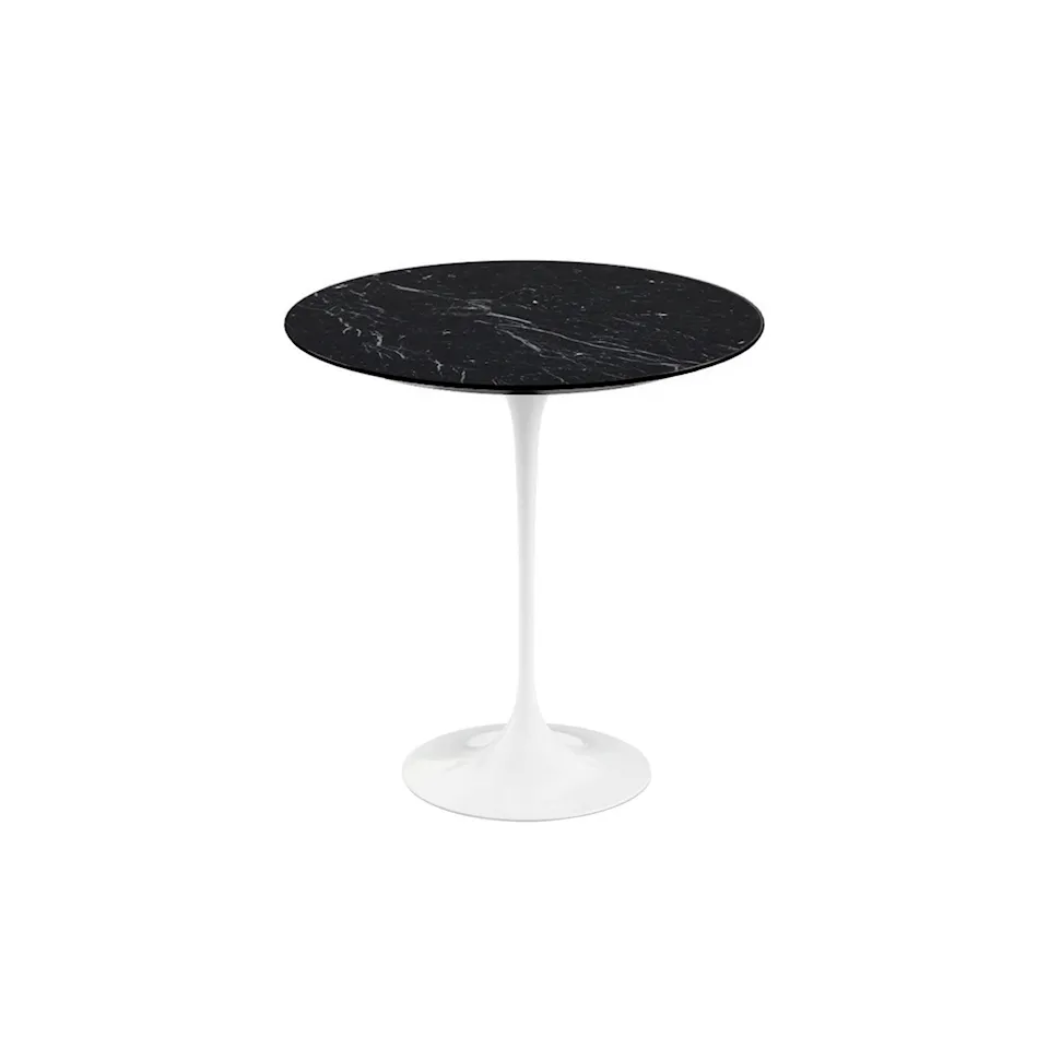 Saarinen Round sidebord Ø 51 cm White