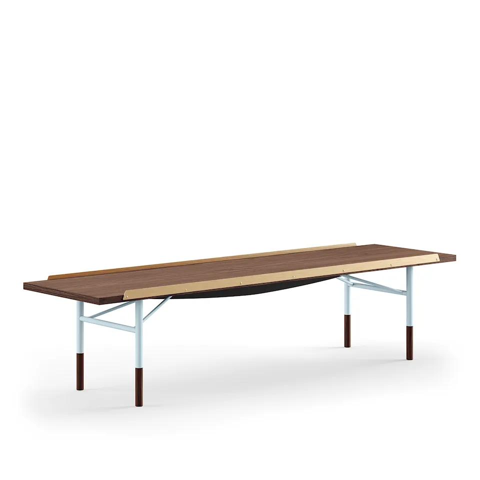 Table Bench Large med mässingskanter