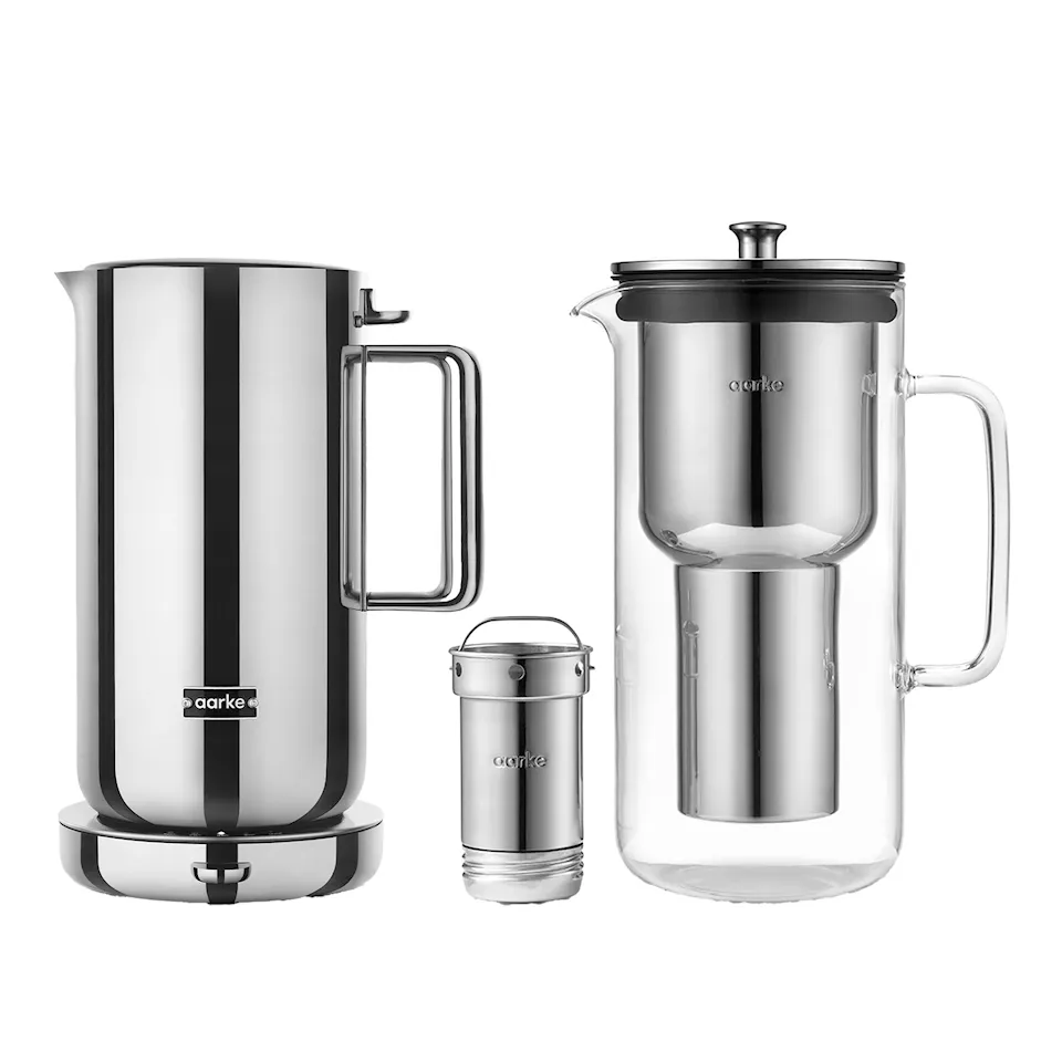 Kettle Steel vannkoker & Purifier vannfilterkanne
