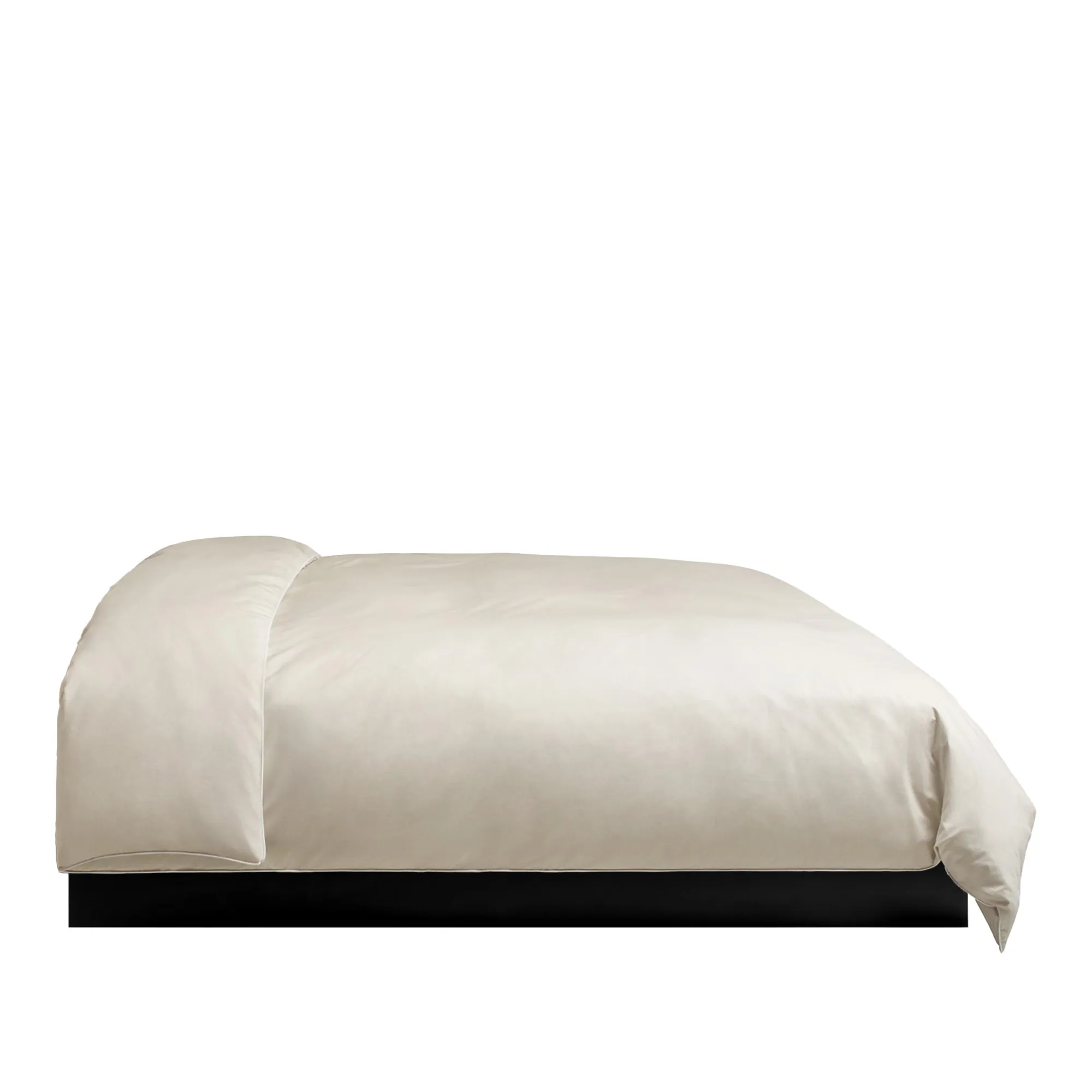 Percale Sand/White dynetrekk - 1