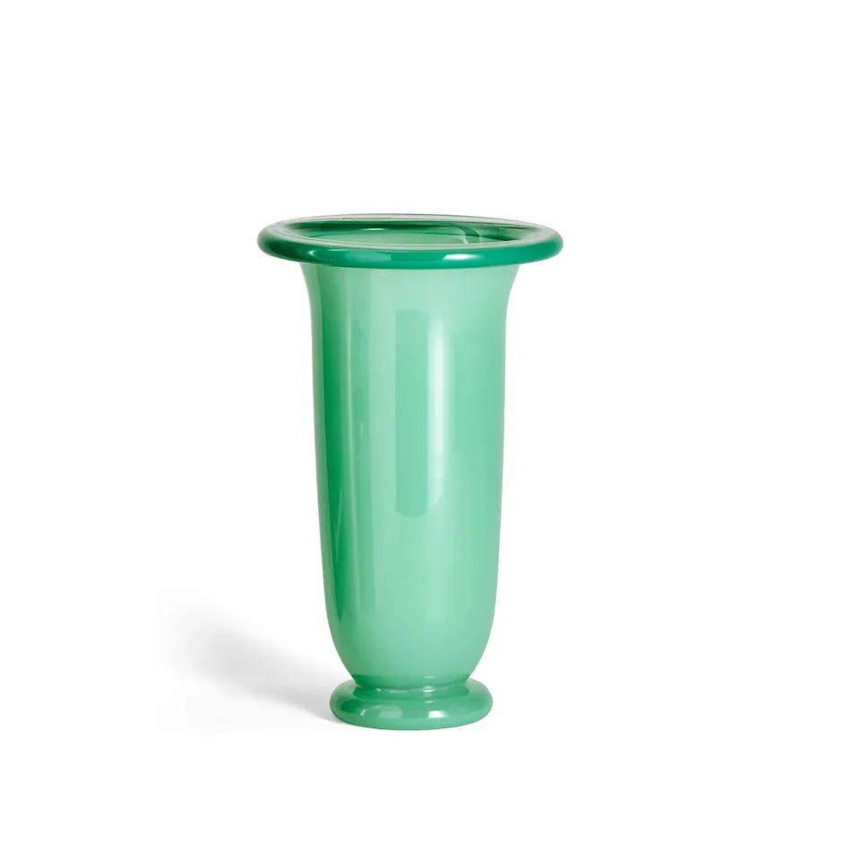 Empire vase stor - green/dark green