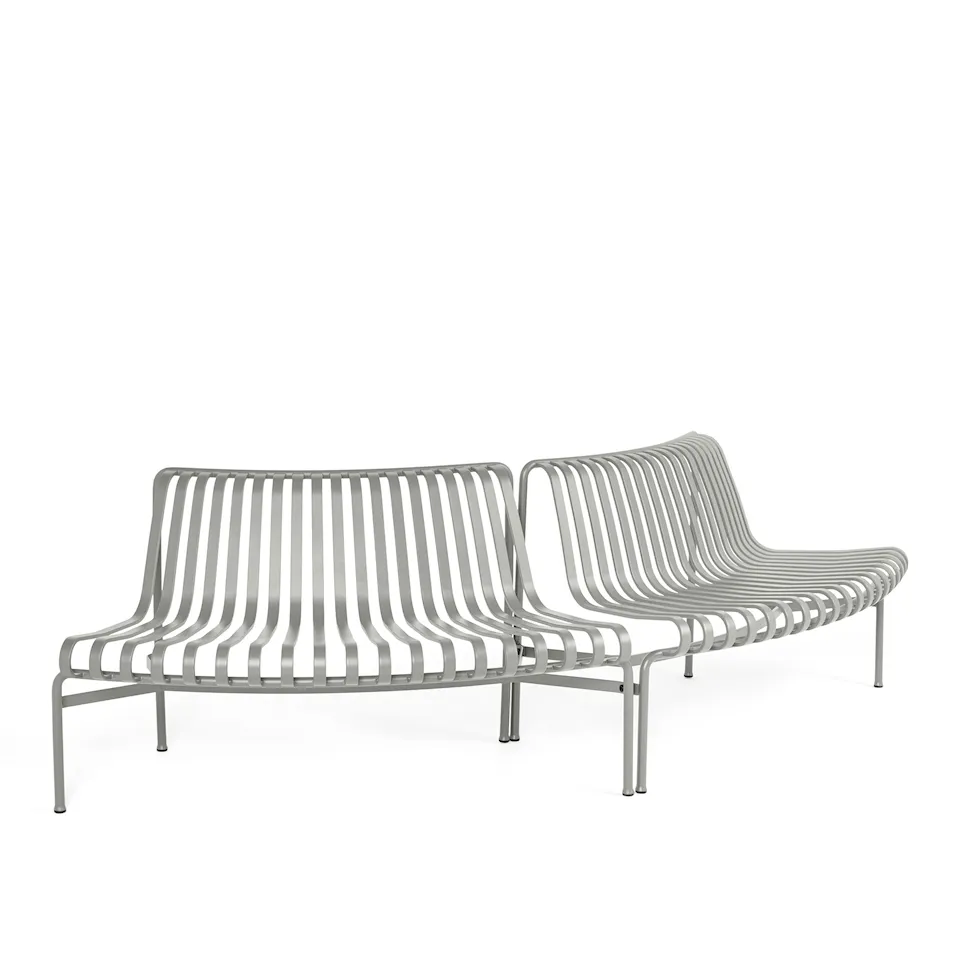 Palissade Park Dining Bench - Sky grey Out/Out