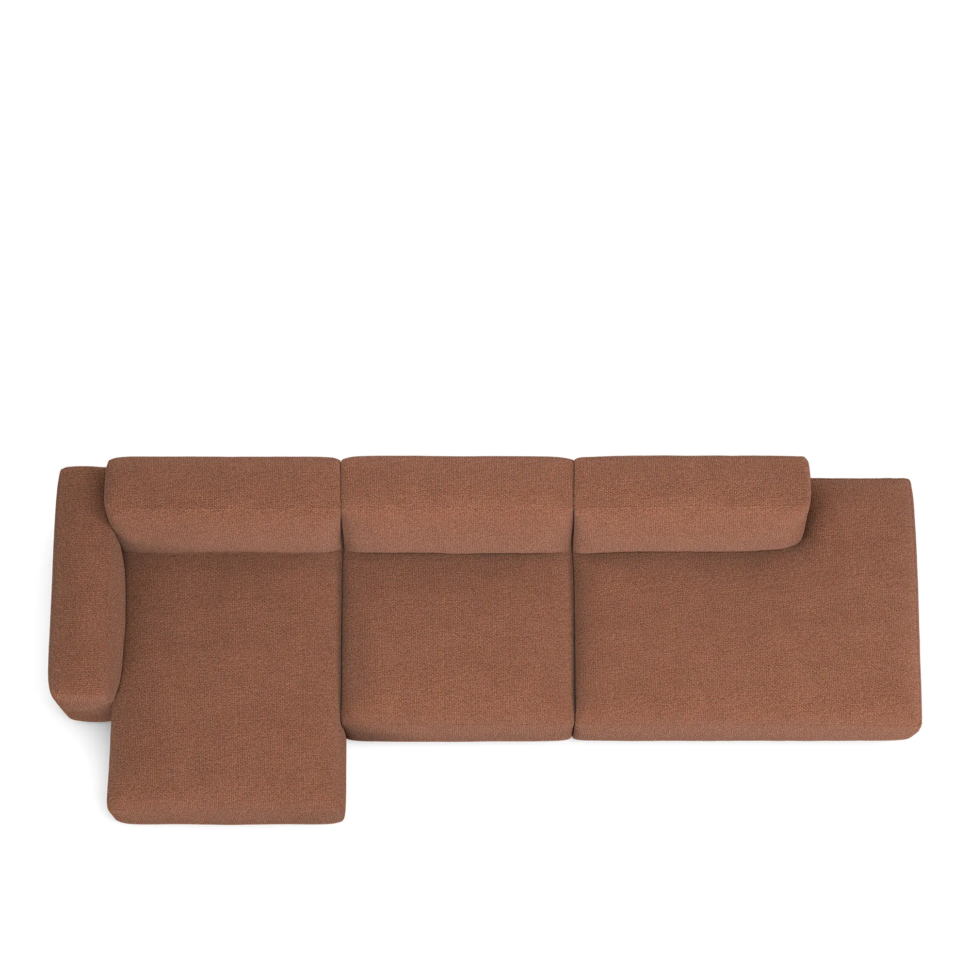 Brick 3-seters sofa sjeselong åpen ende høyre - 8