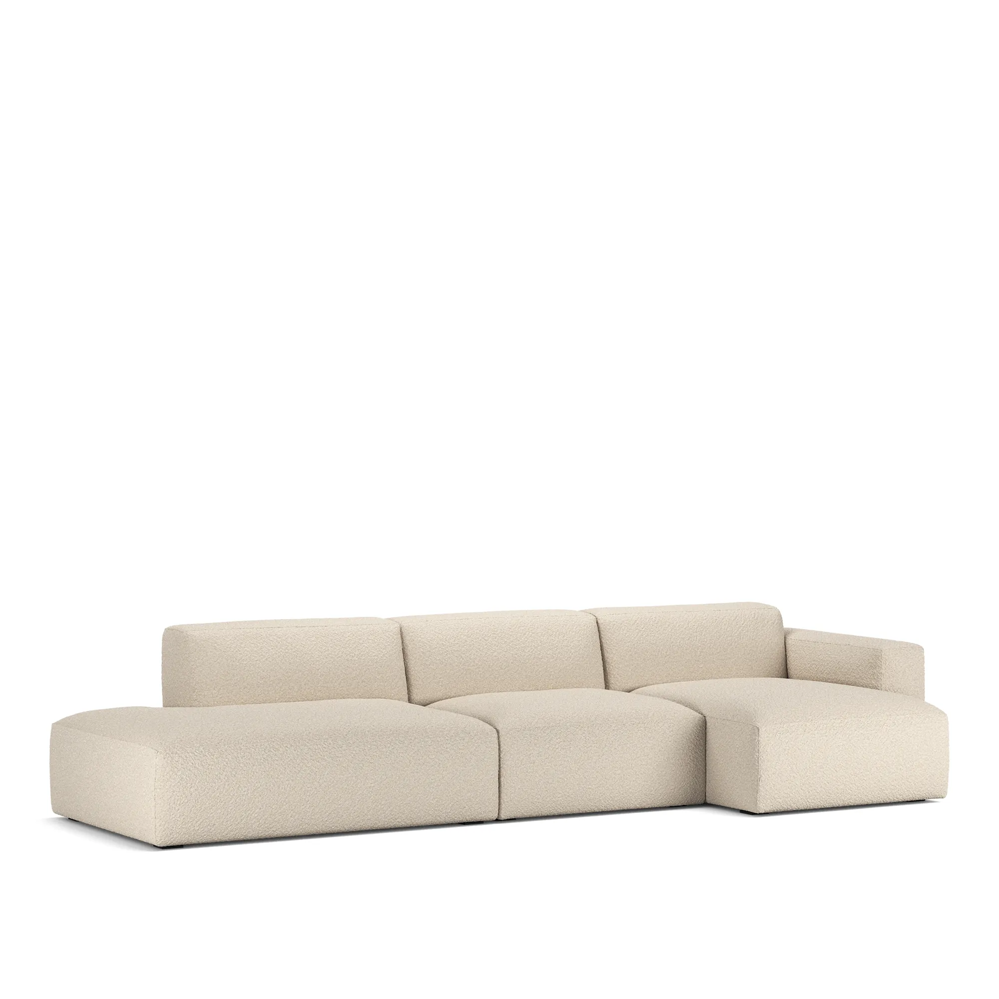 Brick 3-seters sofa sjeselong åpen ende venstre - 2
