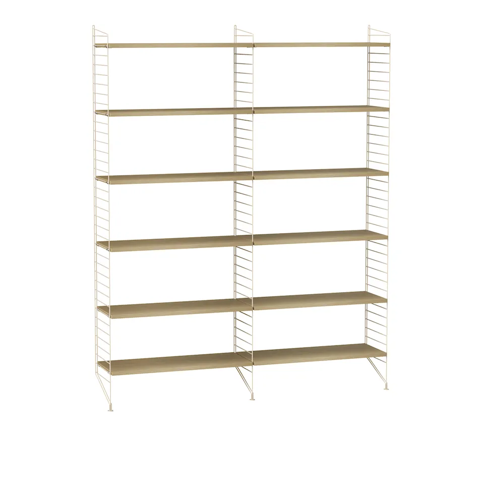 Stue hyllesystem A eik/beige