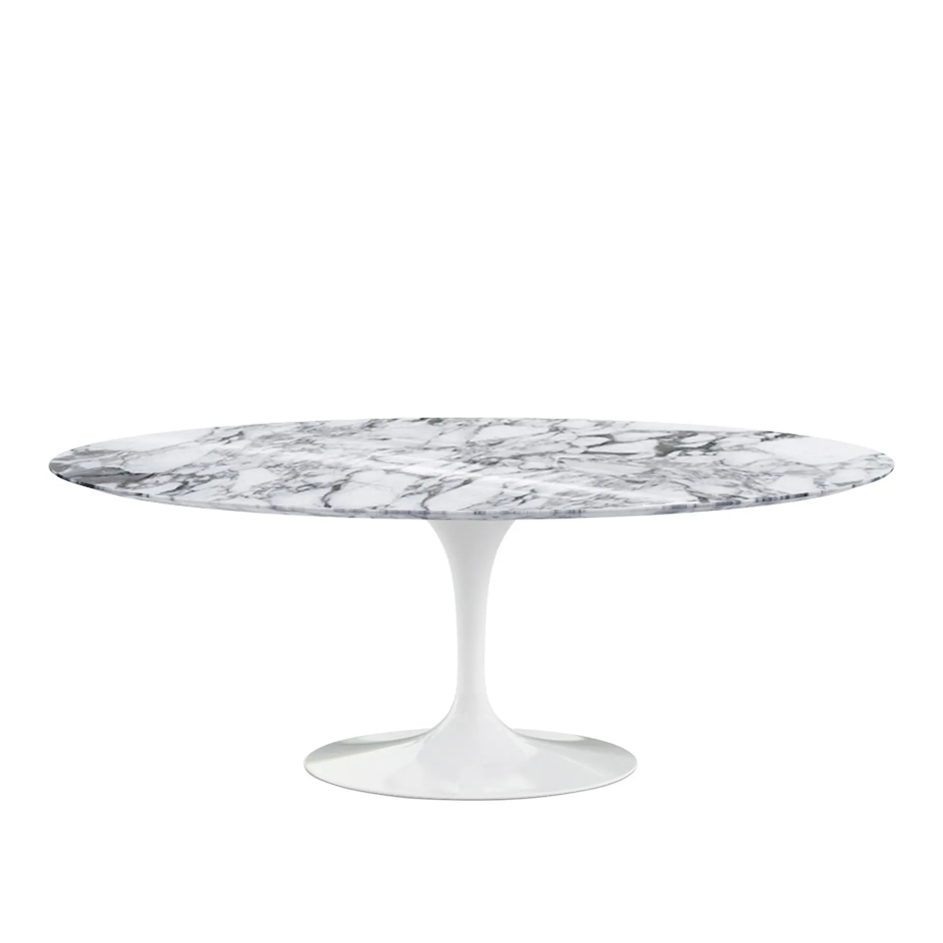 Saarinen Oval spisebord 198 cm White - Knoll - Eero Saarinen - NO GA