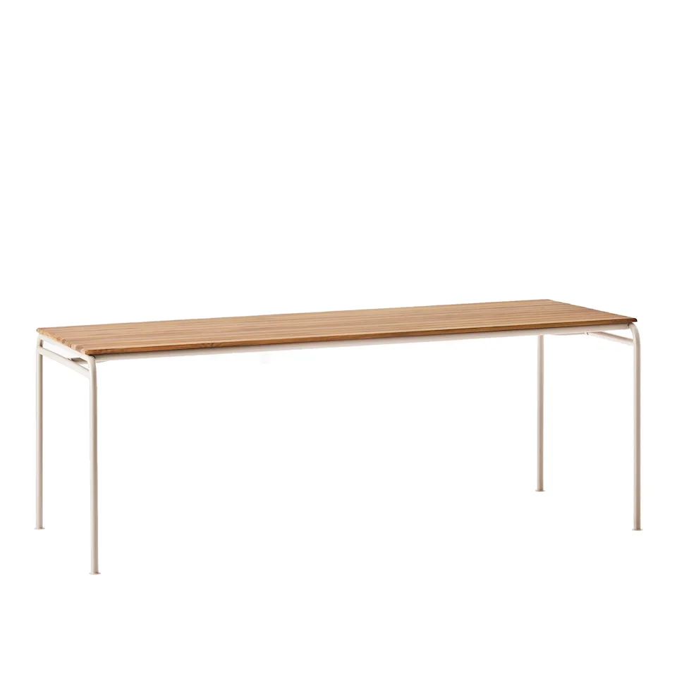 Kallio outdoor dining table ivory