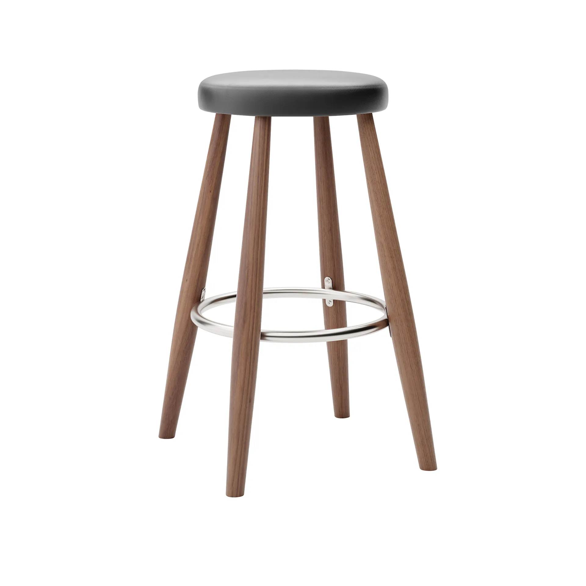 CH58 Low Stool  - Valnøtt - Carl Hansen - Hans J. Wegner - NO GA