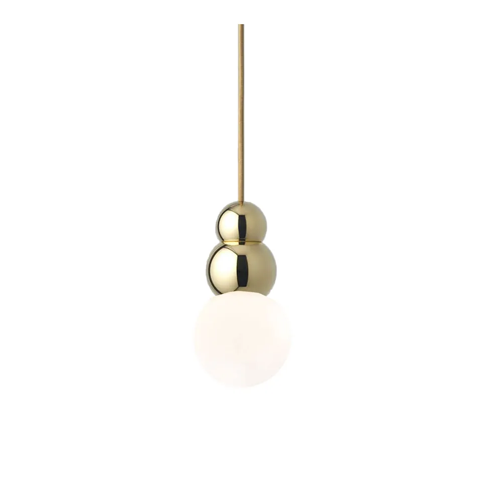 Ball Light Large Pendant Flex Polished Brass