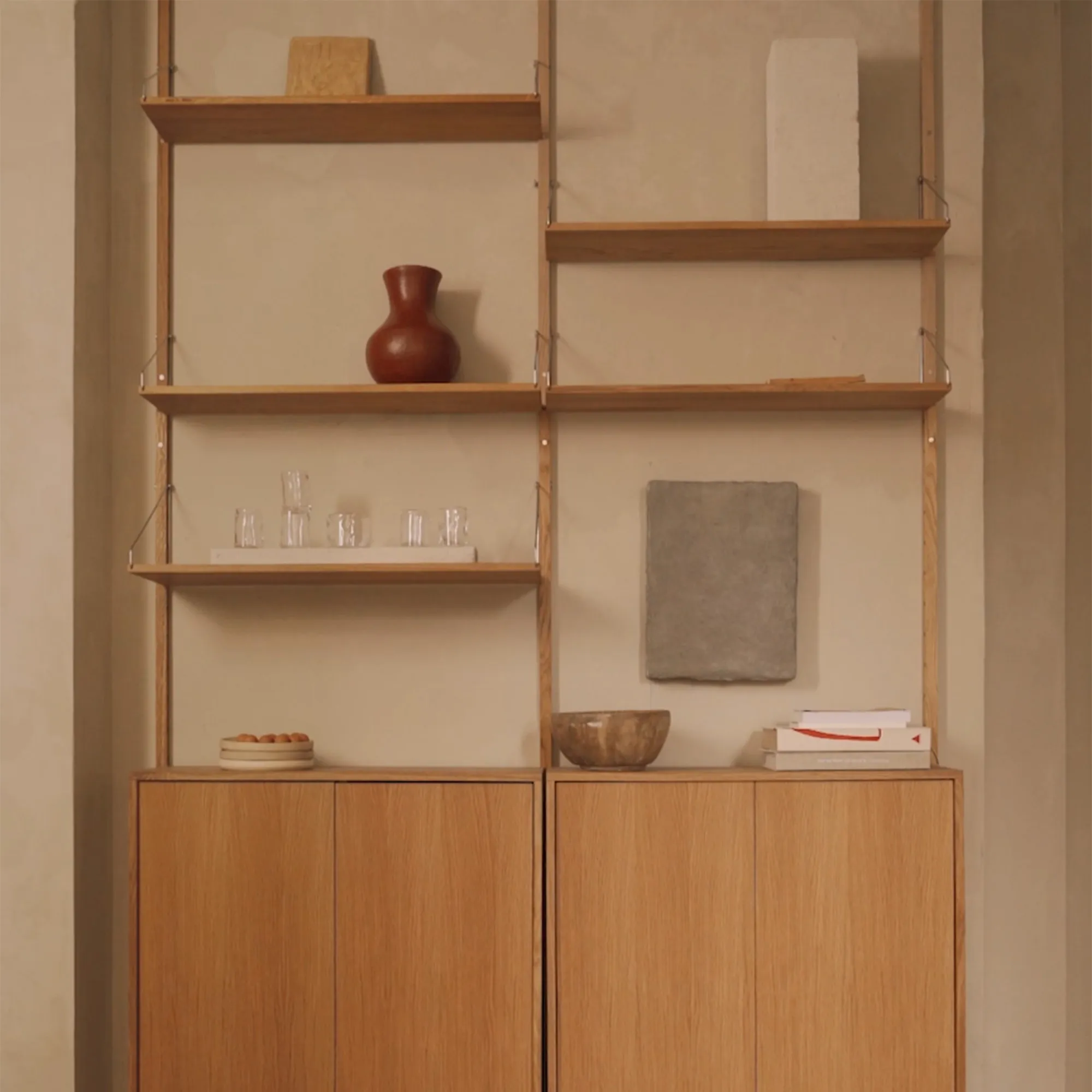 Shelf Library Cabinet Section skap - 2