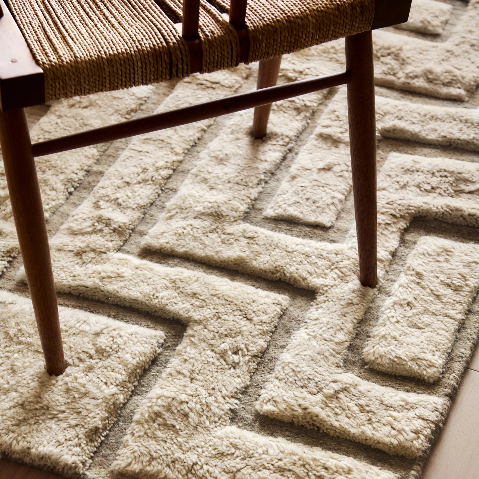 Boho 02 Shearling ullteppe - 5