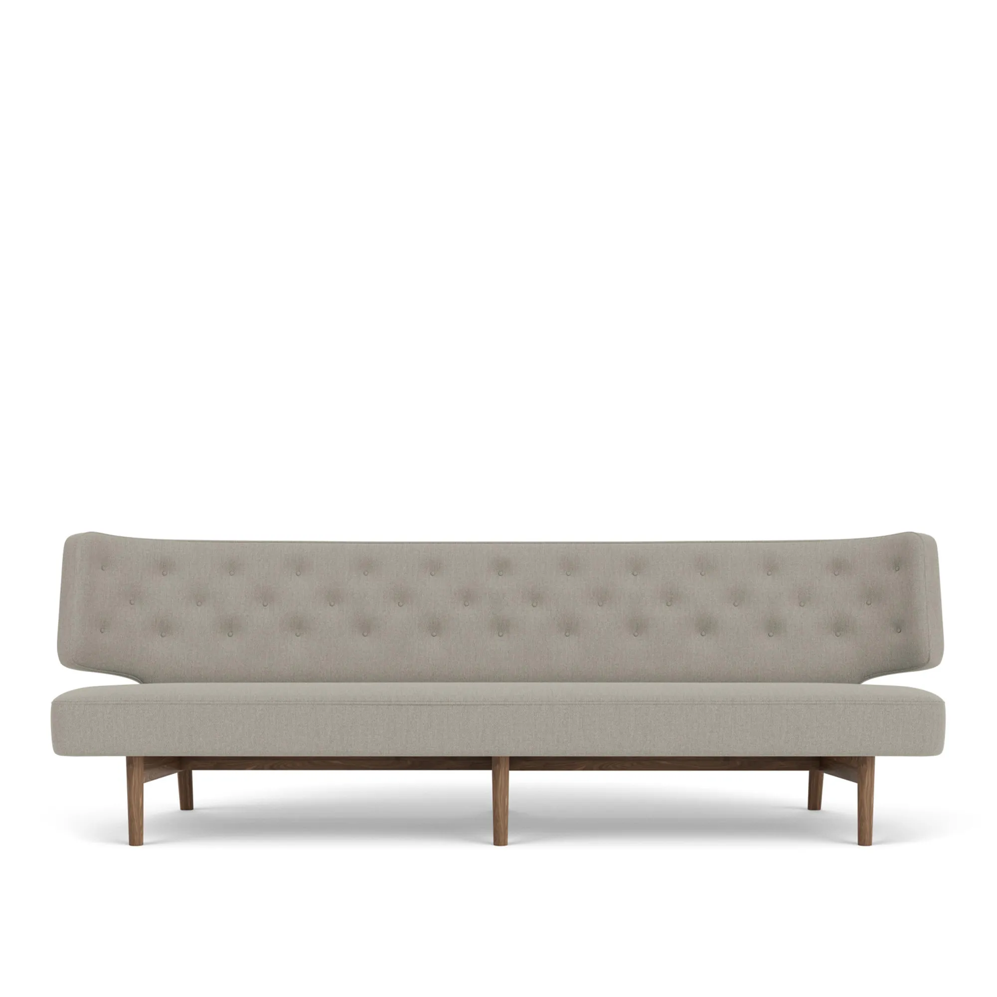 Radiohus 3-seters sofa valnøtt - 1