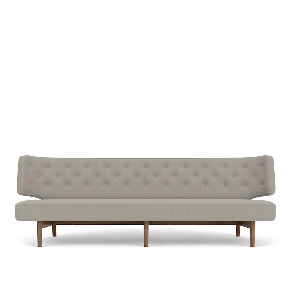 Radiohus 3-seters sofa valnøtt