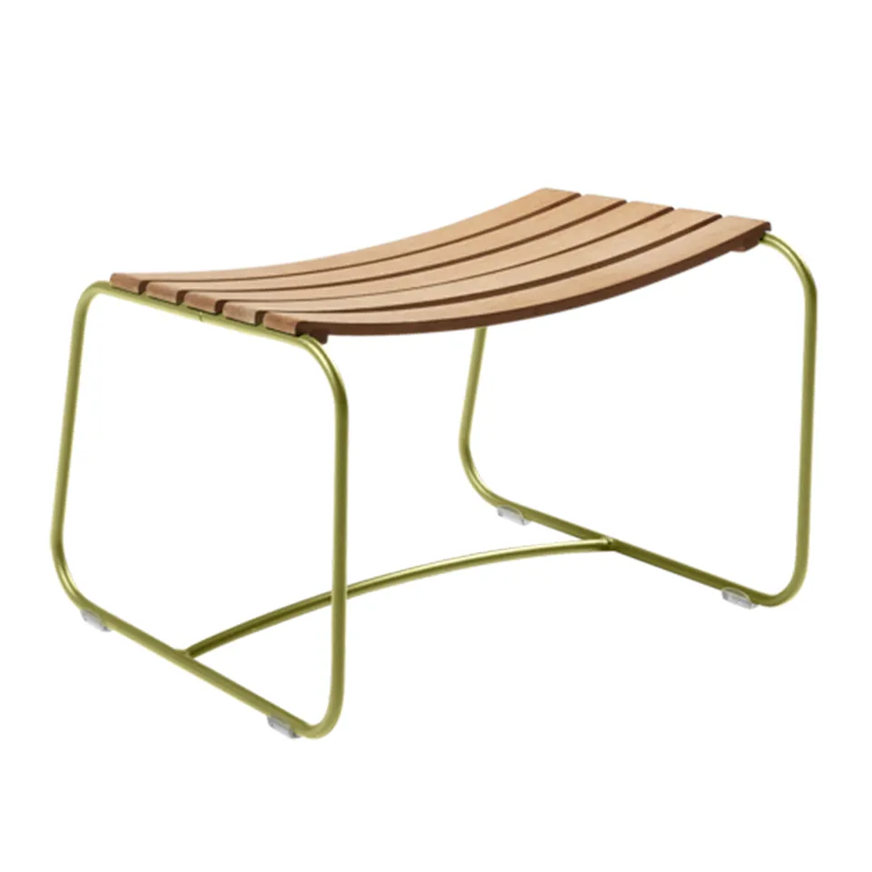 Surprising Teak Footrest Willow Green