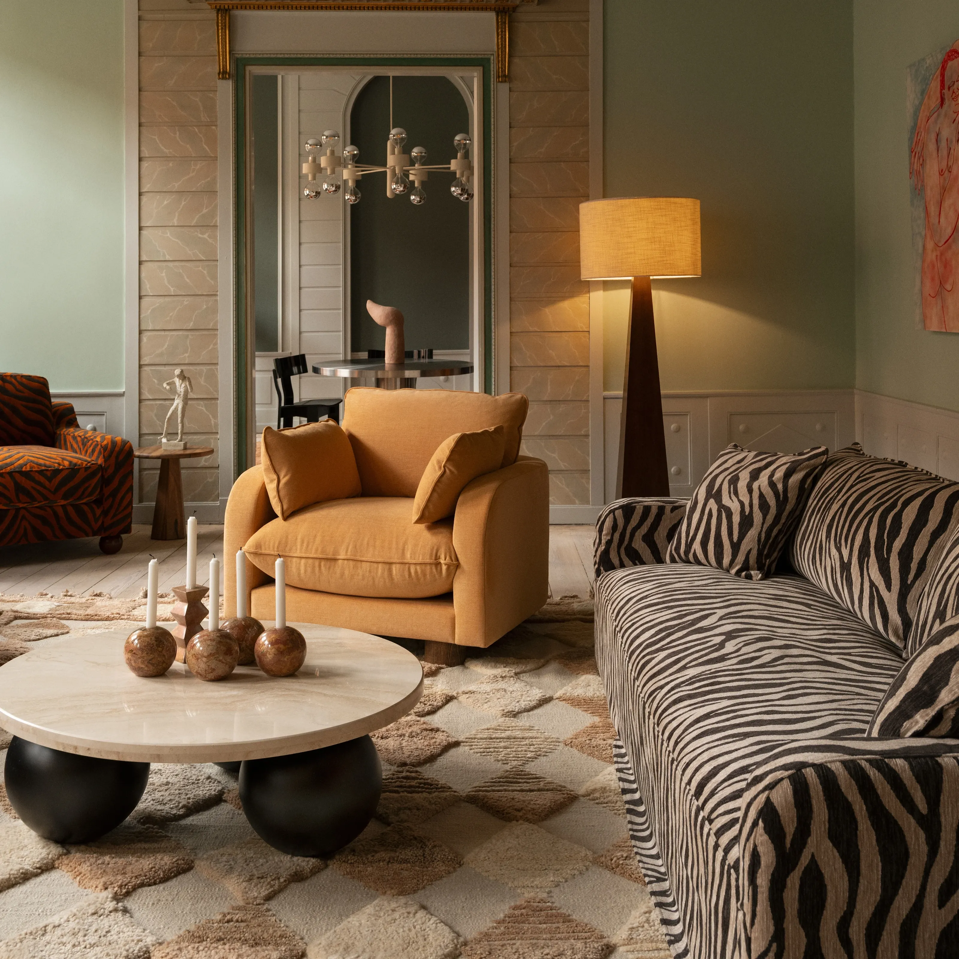 Dolores Zebra sofa - 5