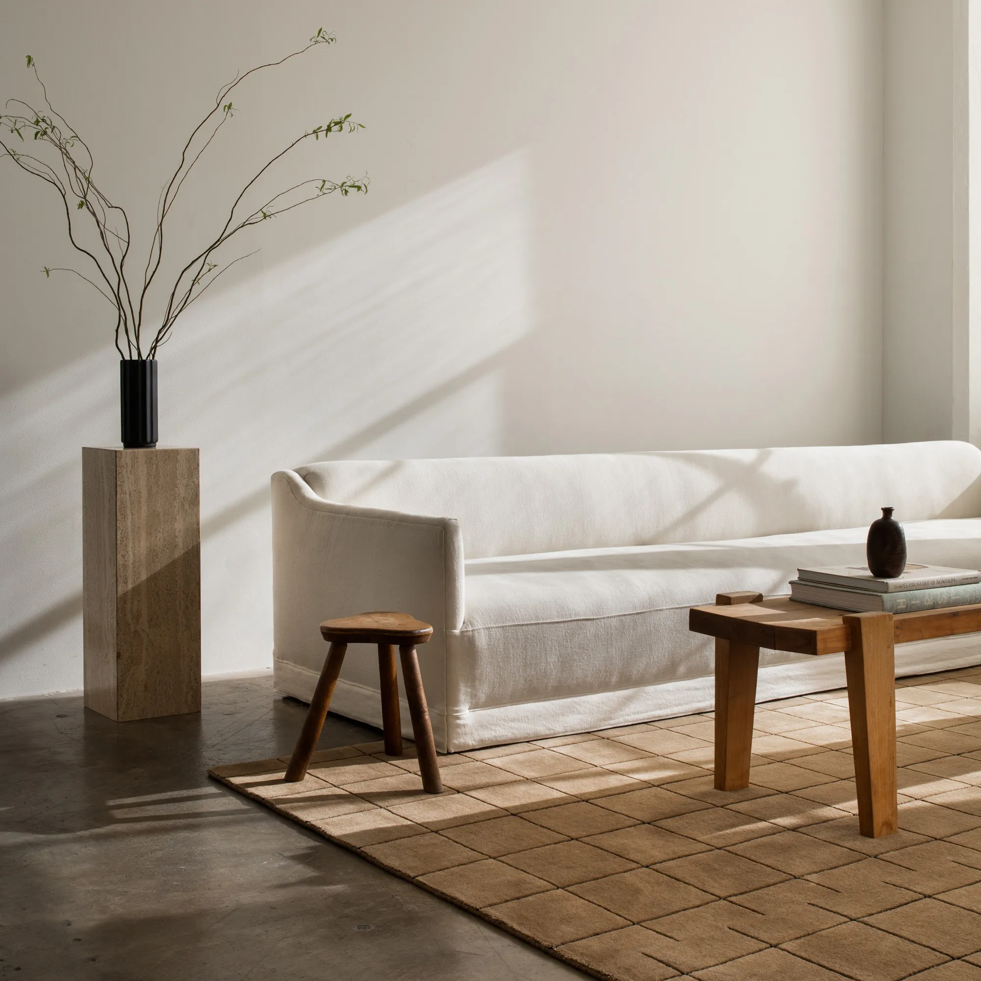 Grid Chestnut/Black ullteppe - 11