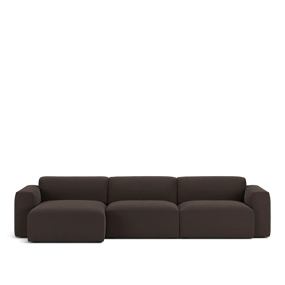 Brick 3-seters sofa sjeselong venstre