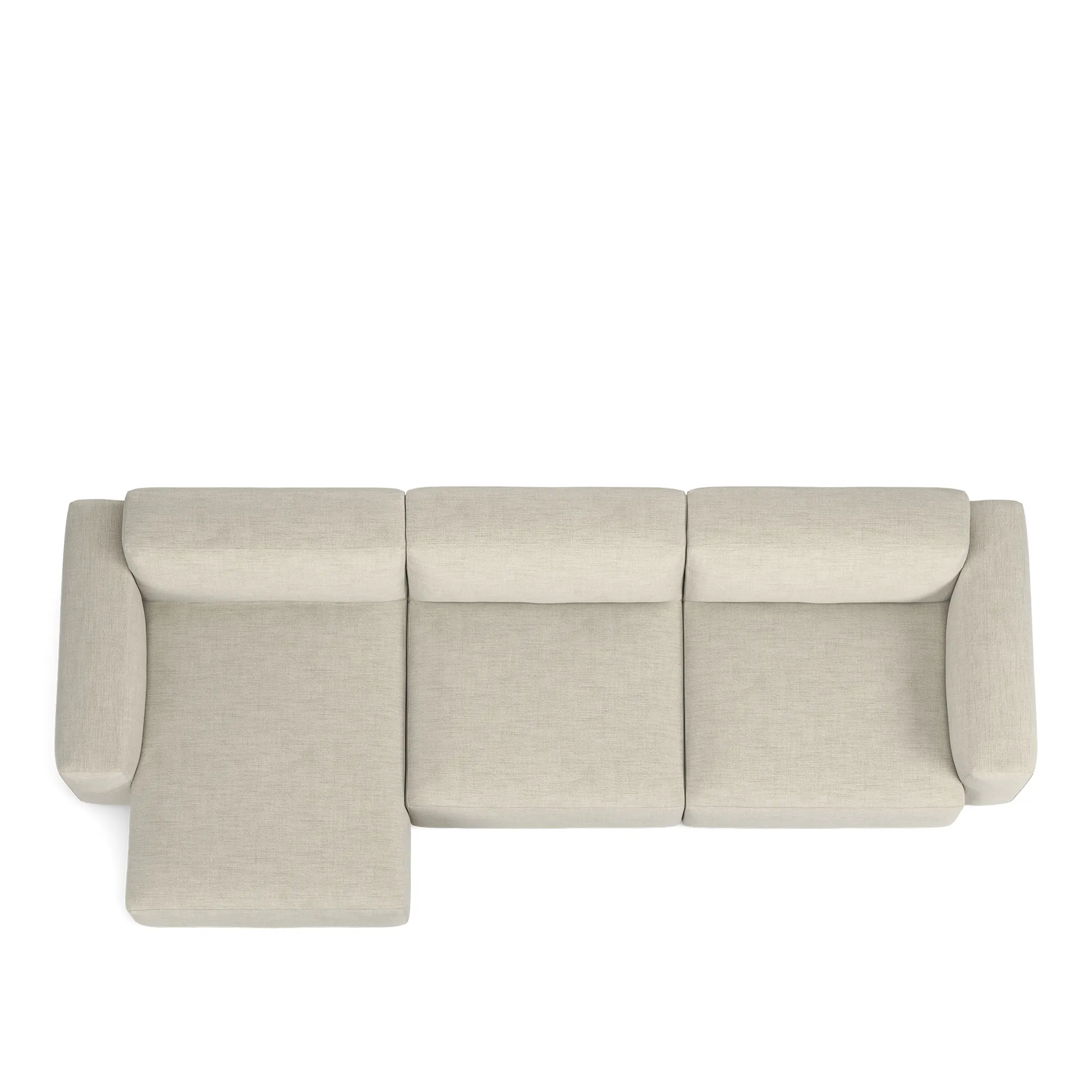 Brick 3-seters sofa sjeselong venstre - 8