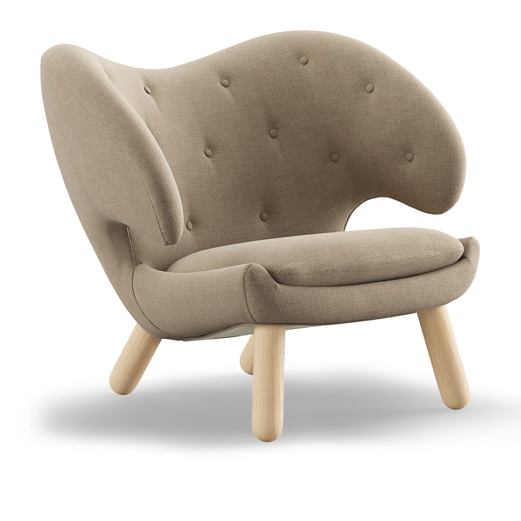 Pelican stol Clear oiled oak - 1