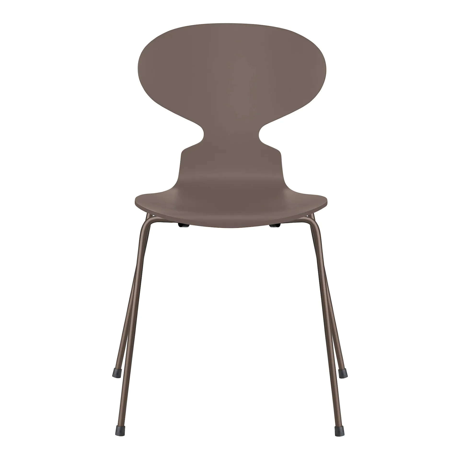 Ant 3100 farget asketrefinér stålstativ brun bronse - Fritz Hansen - Arne Jacobsen - NO GA