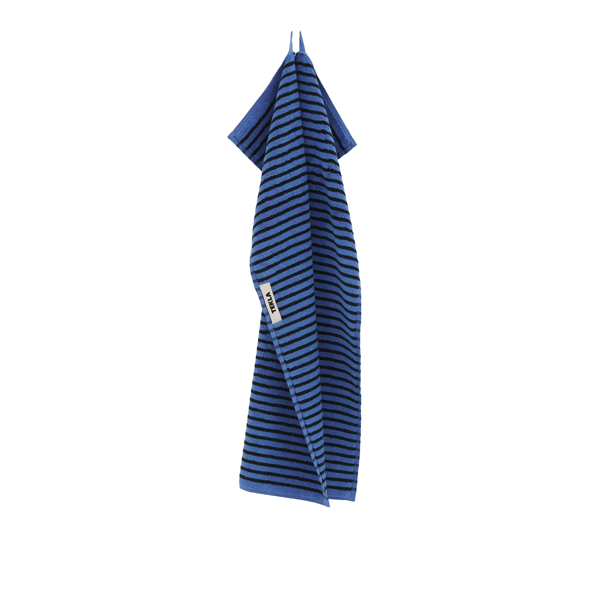 Terry Towel Black & Blue Stripes - TEKLA - NO GA